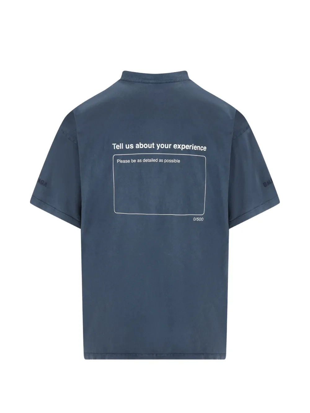 BALENCIAGA - Men Twisted Crew Neck T-Shirt - Image 2