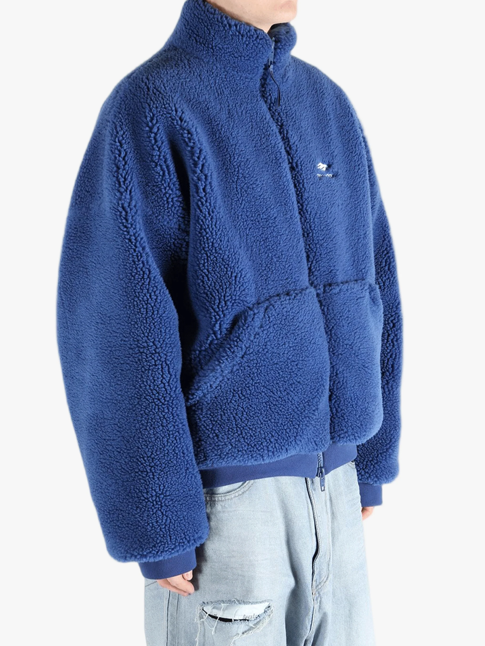 BALENCIAGA - Men Zip Up Stand-Up Collar Jacket - Image 2