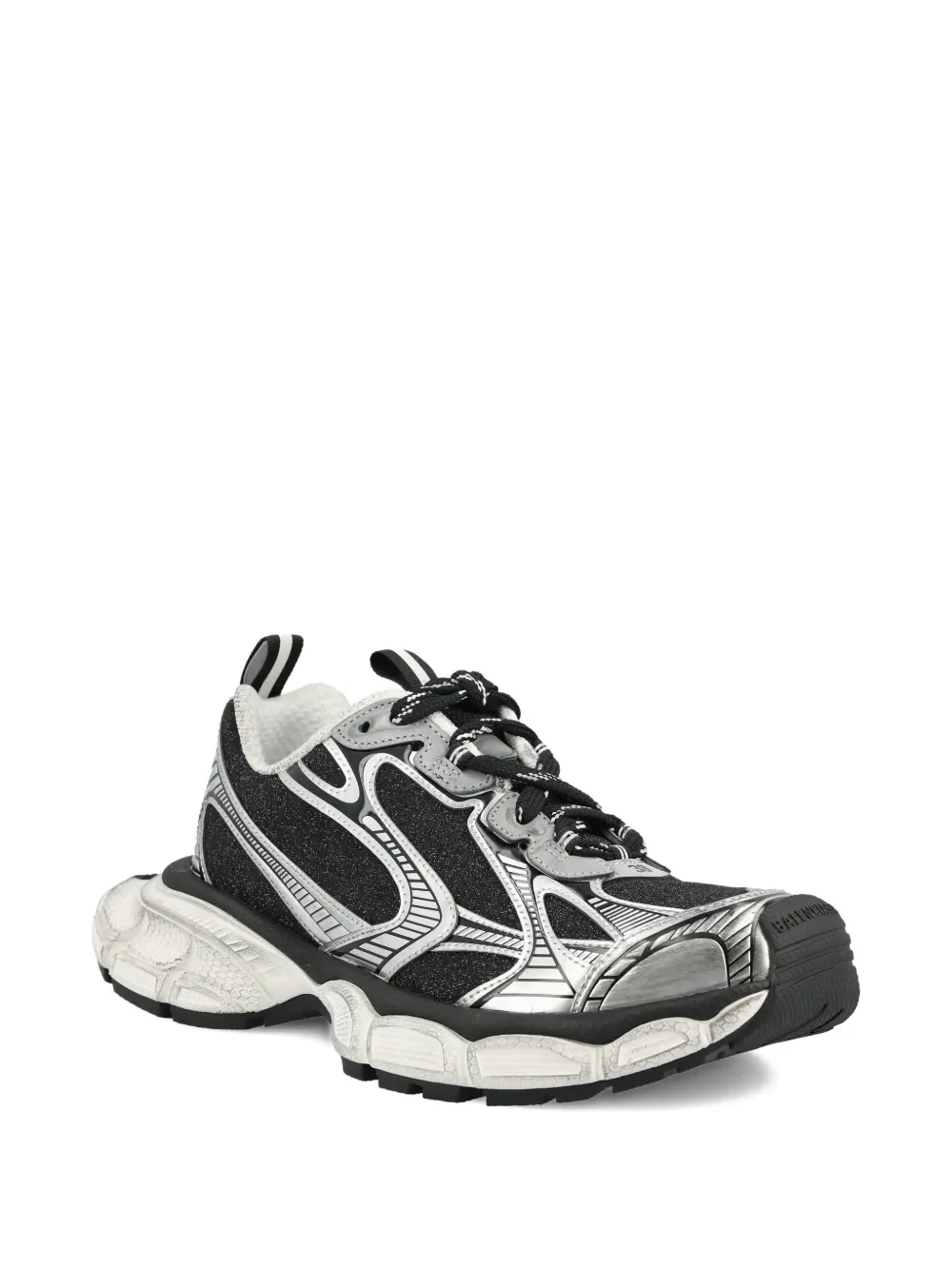 BALENCIAGA - Women 3XL Lace-Up Details Sneakers - Image 2