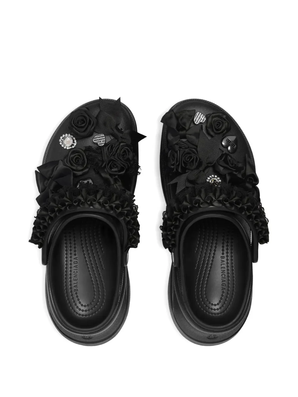 BALENCIAGA - Women Crocs Mule Strap Sneakers - Image 5