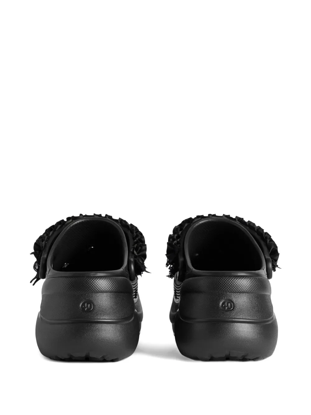 BALENCIAGA - Women Crocs Mule Strap Sneakers - Image 6