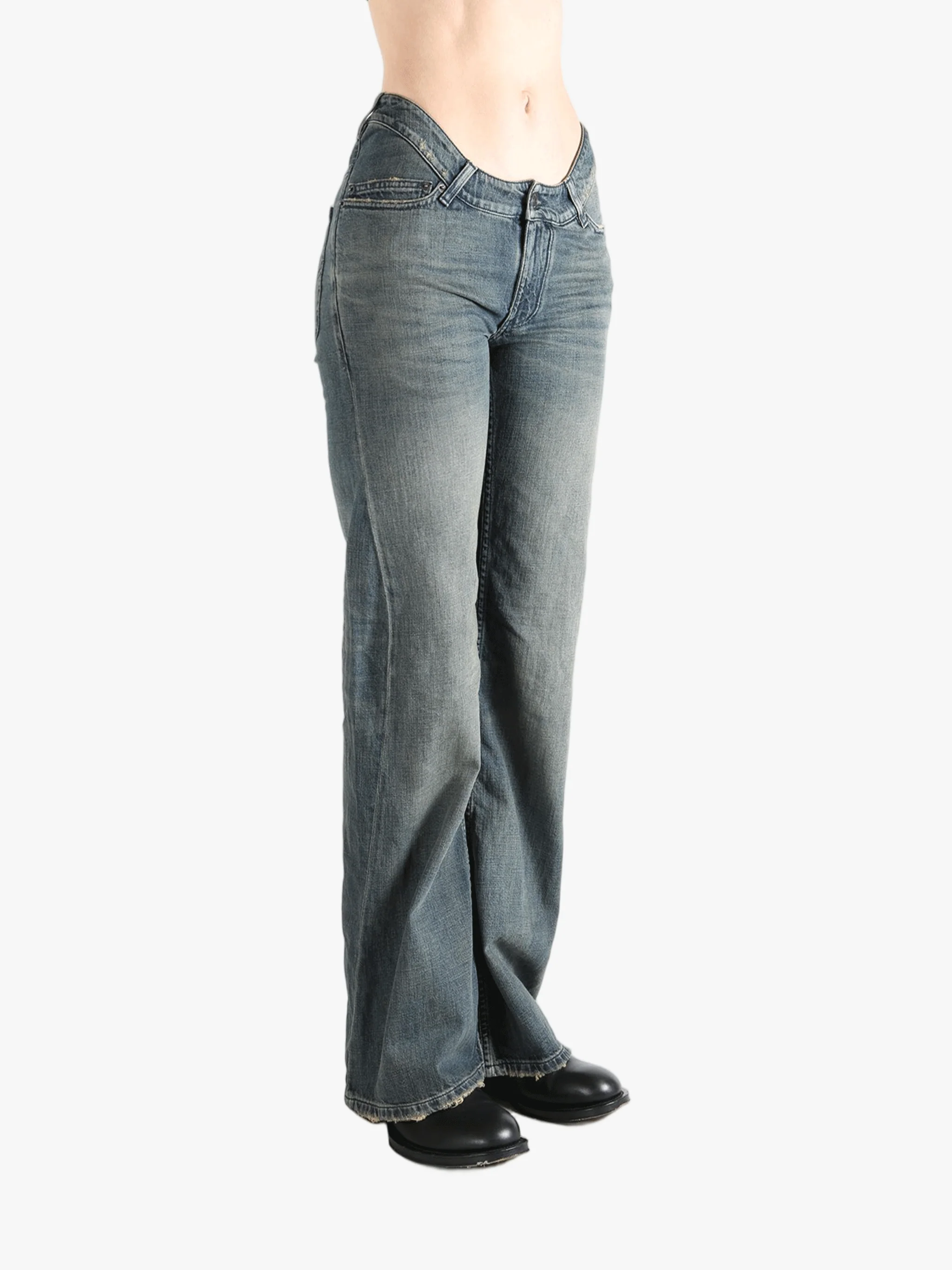 BALENCIAGA - Women Curved Waist Pants - Image 2