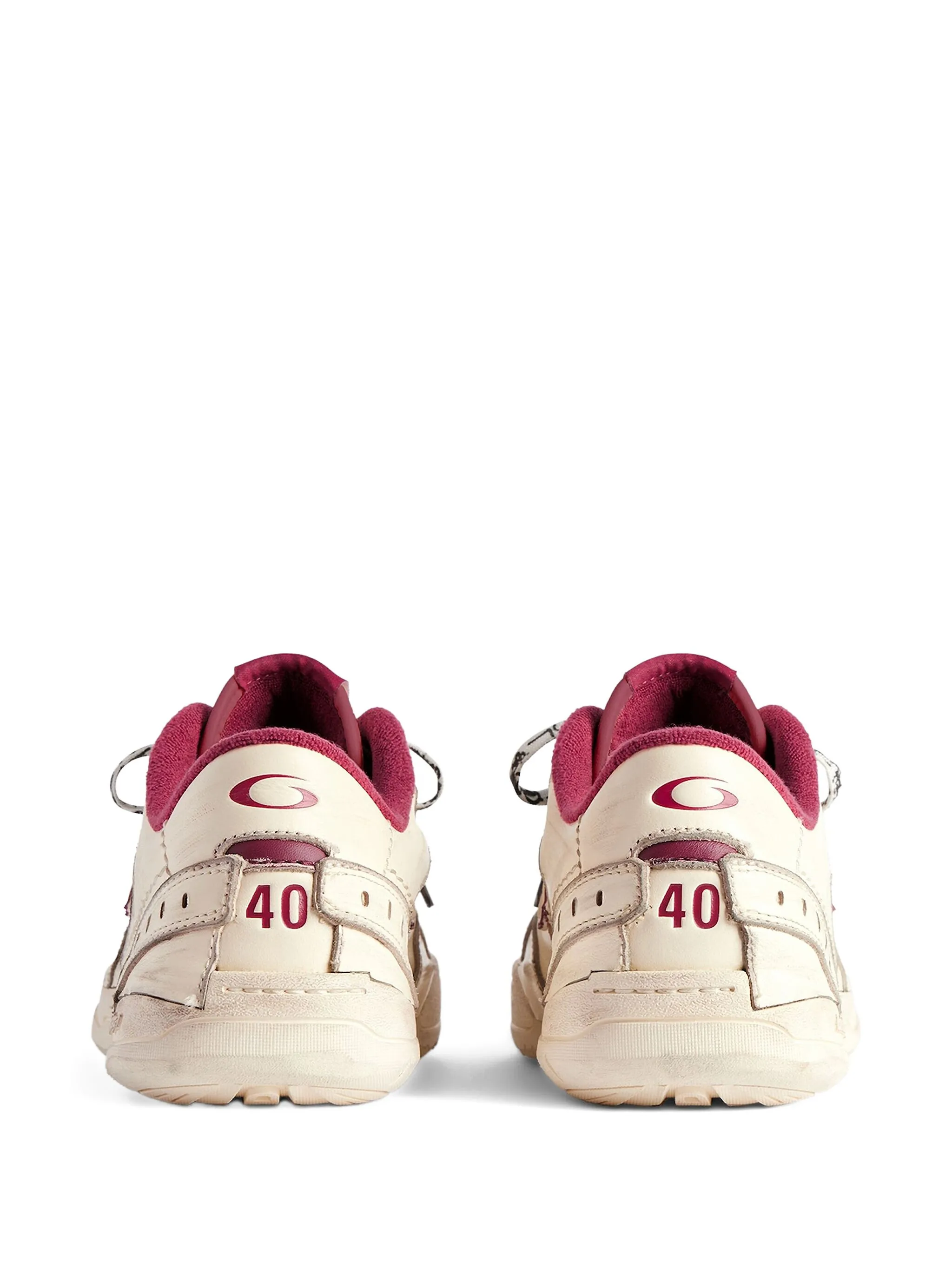 BALENCIAGA - Women Hamptons Medium Worn Out Sneakers - Image 3