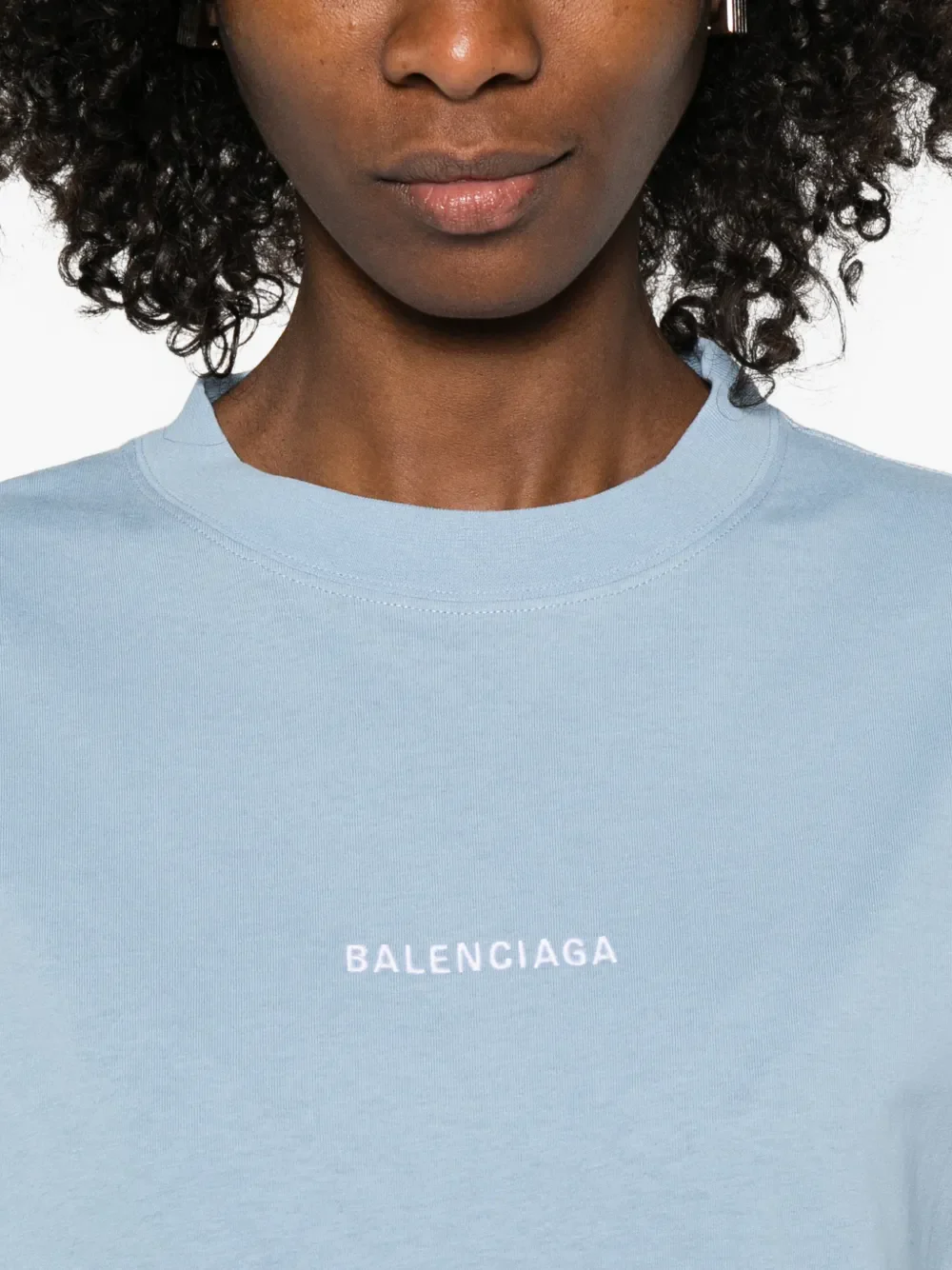 BALENCIAGA - Women Medium Fit T-Shirt - Image 4