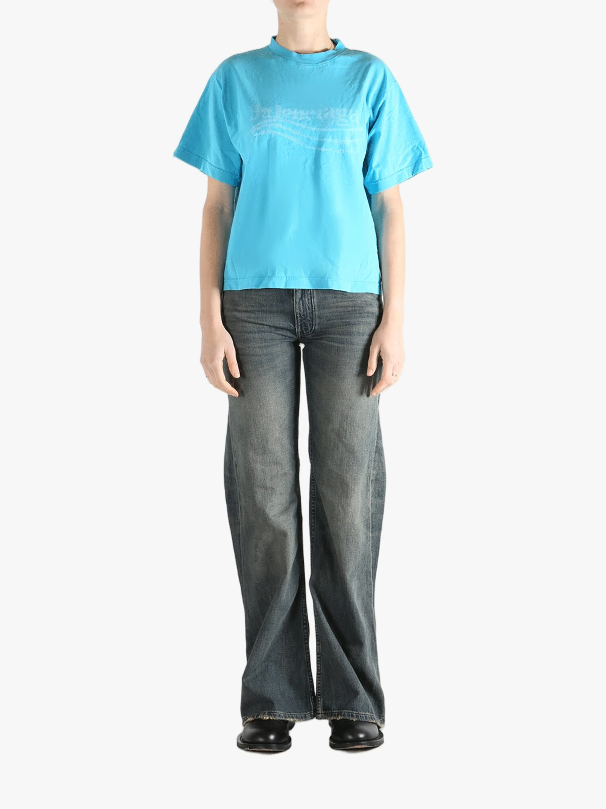 BALENCIAGA - Women Medium Fit T-Shirt - Image 4