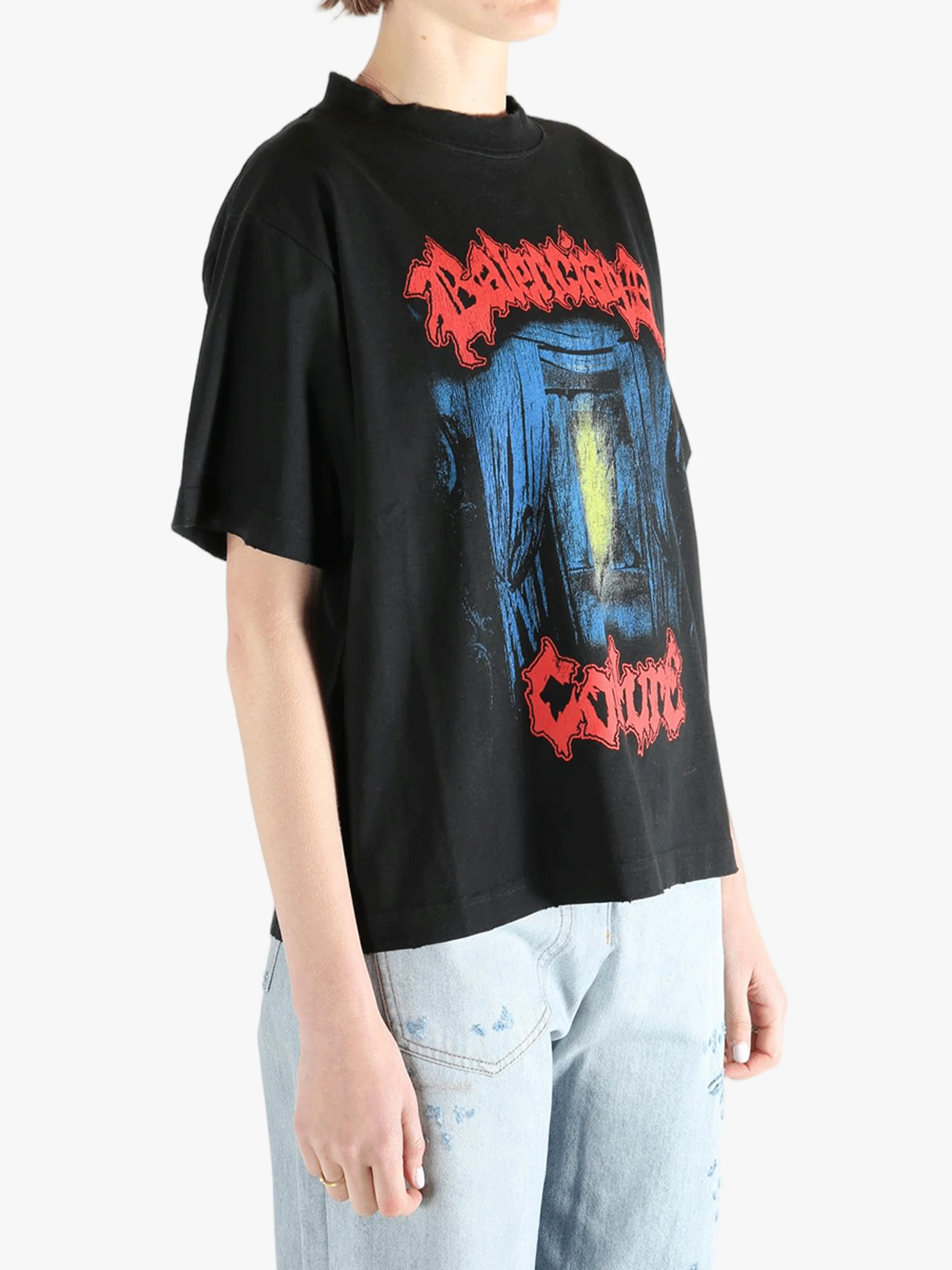 BALENCIAGA - Women Medium Fit T-Shirt - Image 2