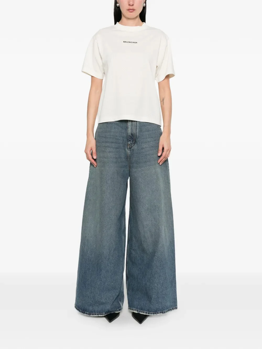 BALENCIAGA - Women Medium Fit T-Shirt