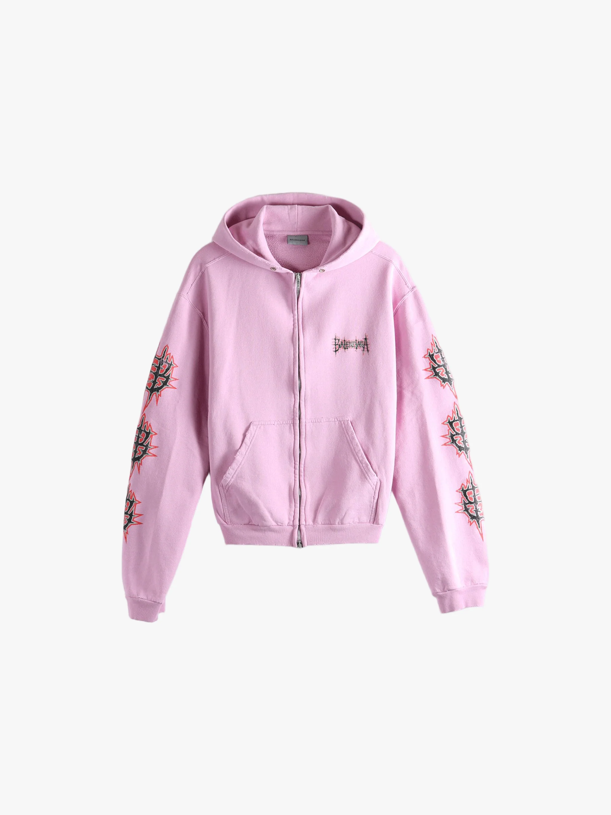 BALENCIAGA - Women Sacre Couer Medium Fit Zip-Up Hoodie