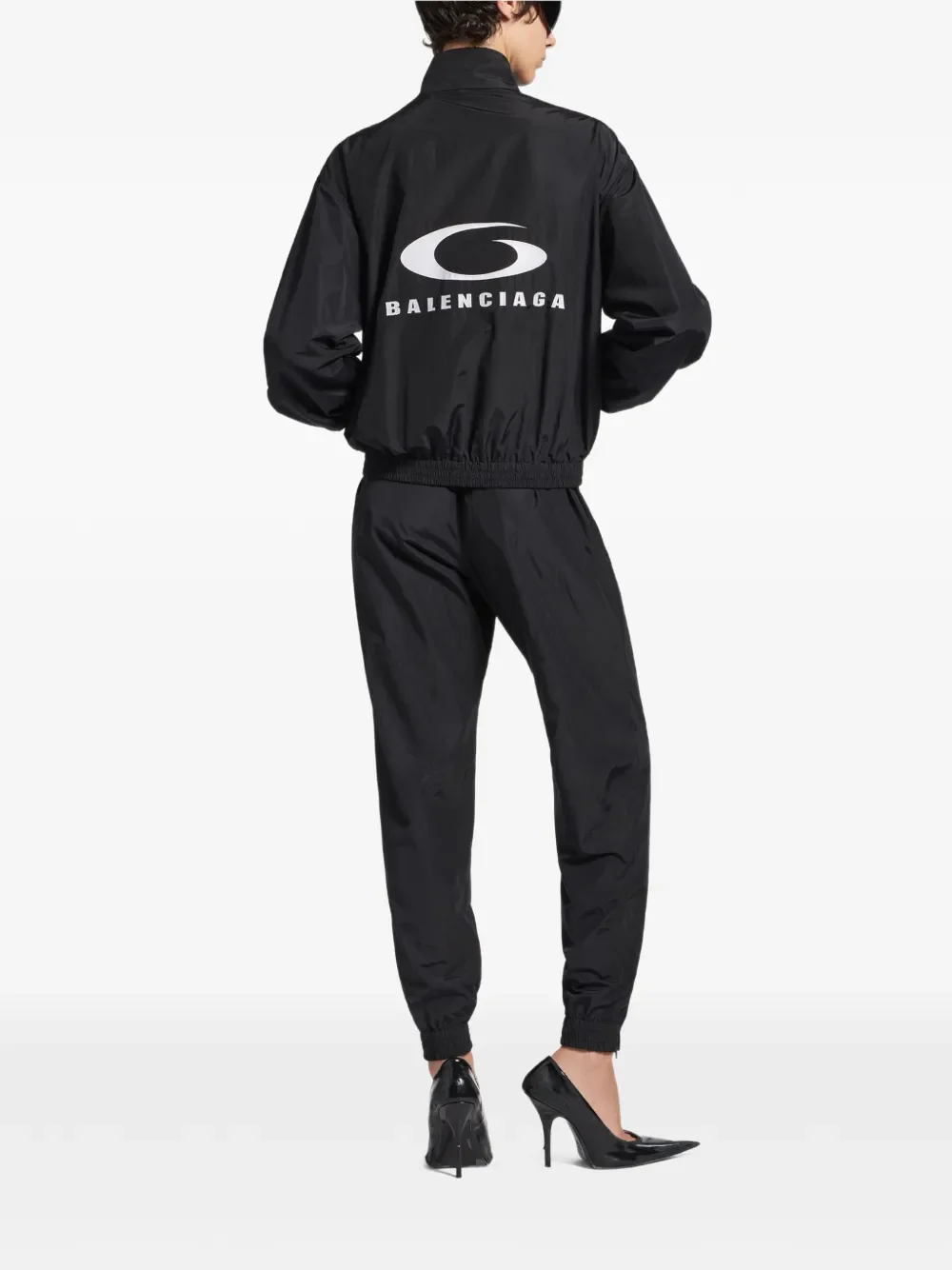 BALENCIAGA - Women Tracksuit Stand Up Collar Jacket - Image 2