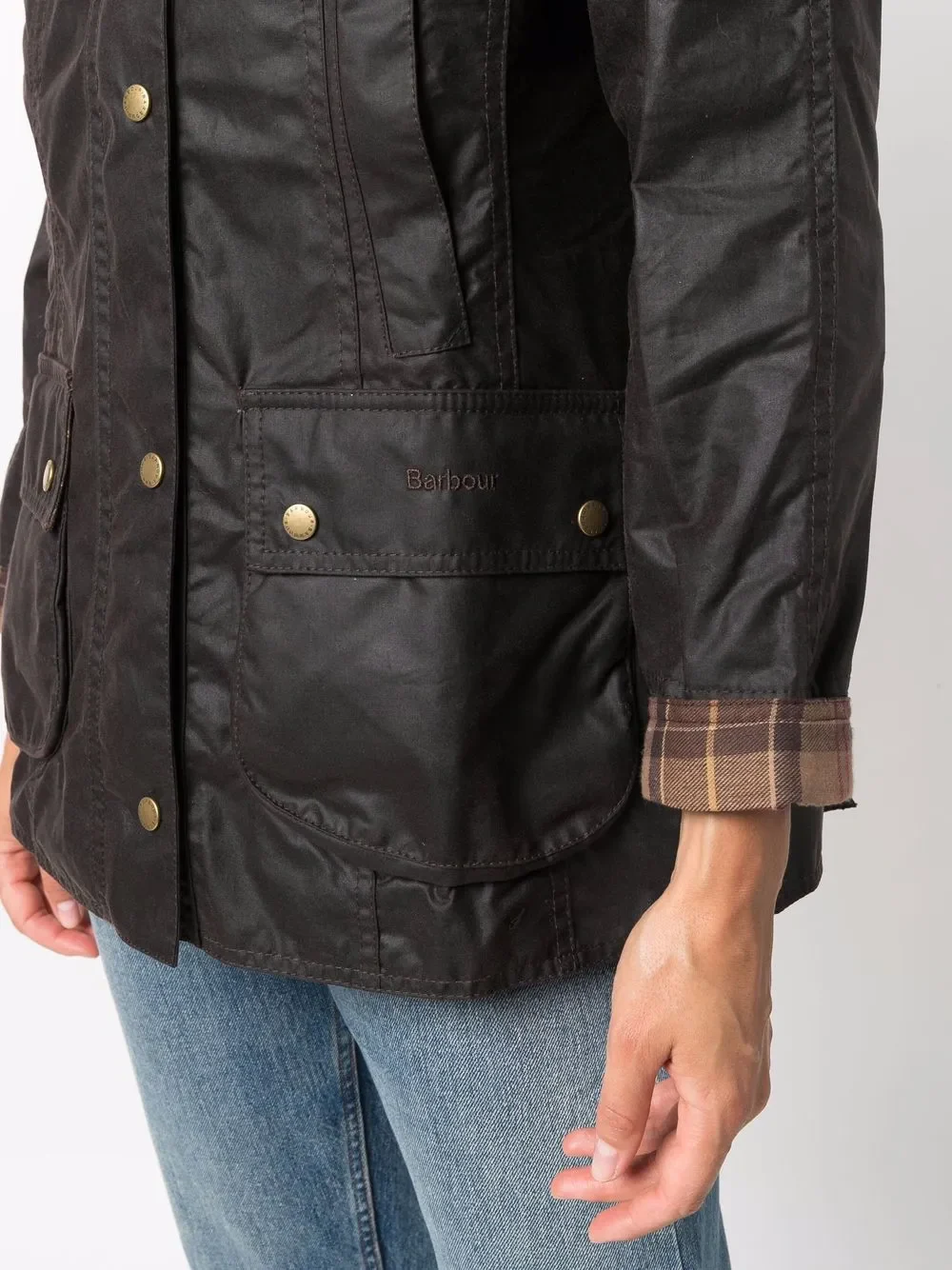 BARBOUR - Women Classic Beadnell Wax Jacket - Image 4