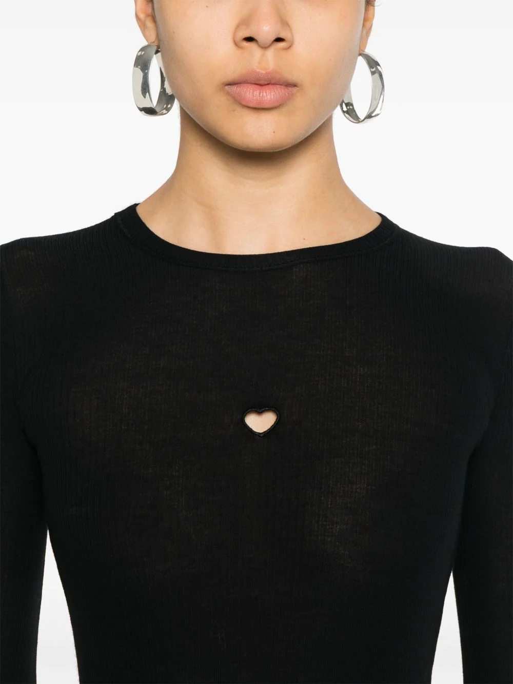 BASERANGE - Women Heart Long Sleeve Tee - Image 4