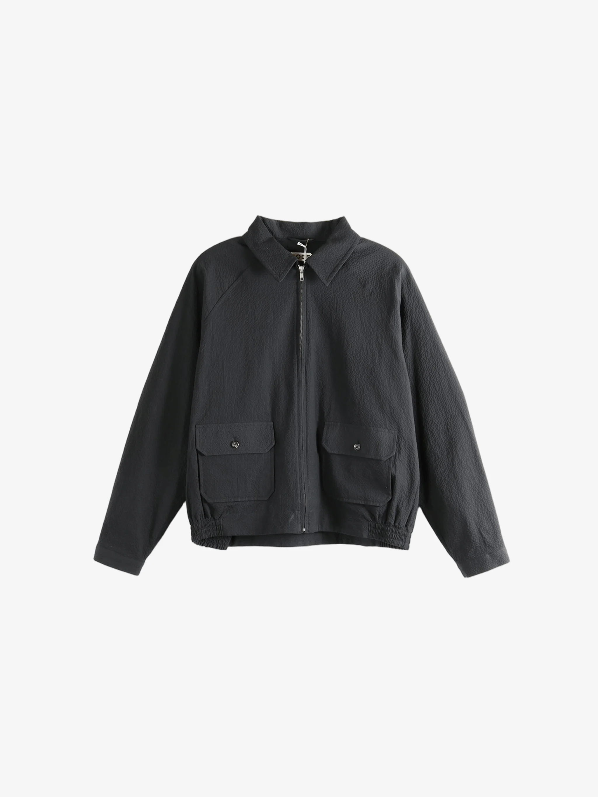 BODE - Men Seersucker Coach's Jacket - Image 4