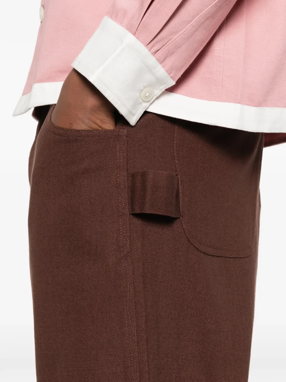 BODE - Men Twill Knolly Brook Trousers - Image 4