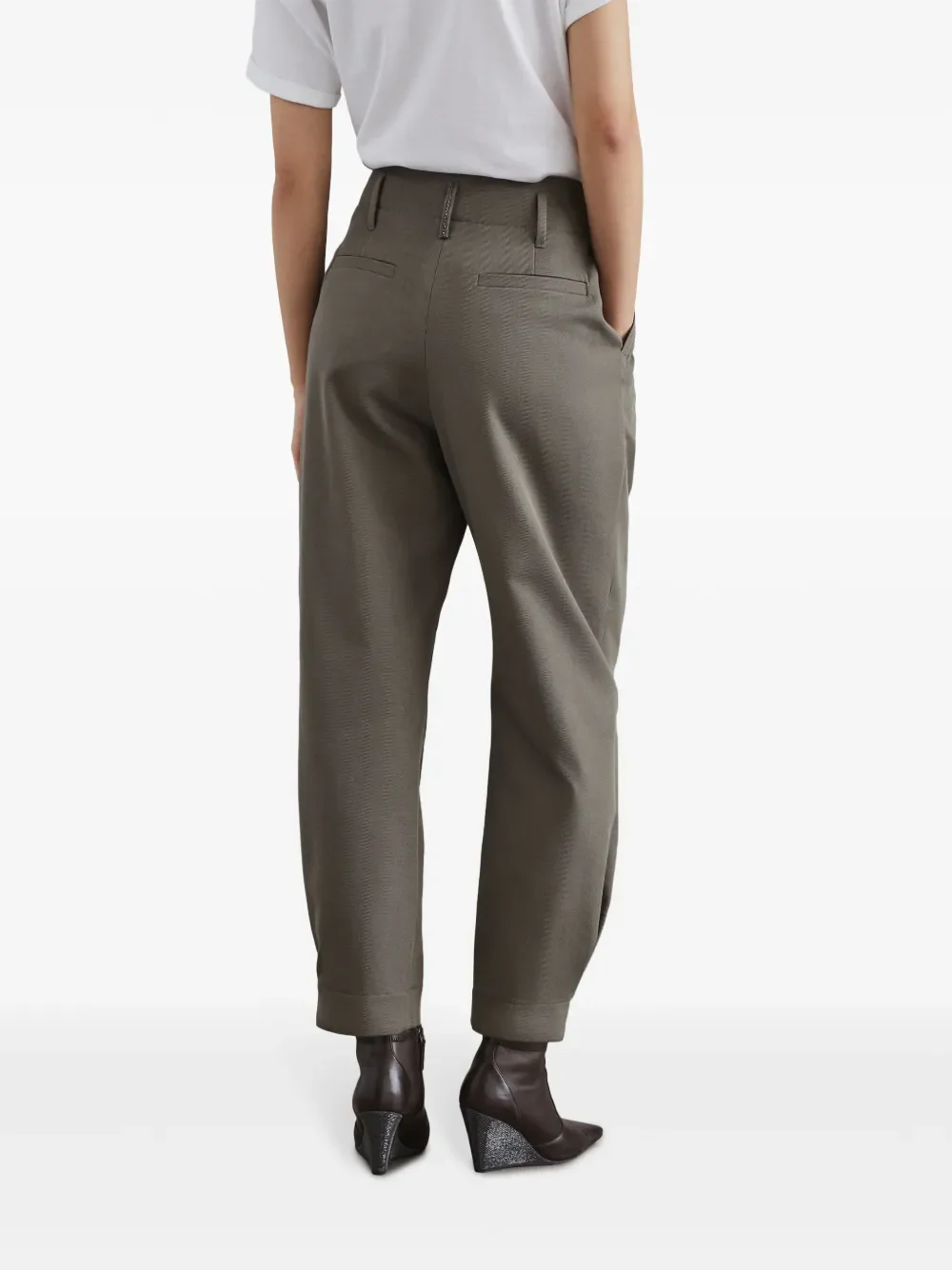 BRUNELLO CUCINELLI - Women Baggy Trousers - Image 2
