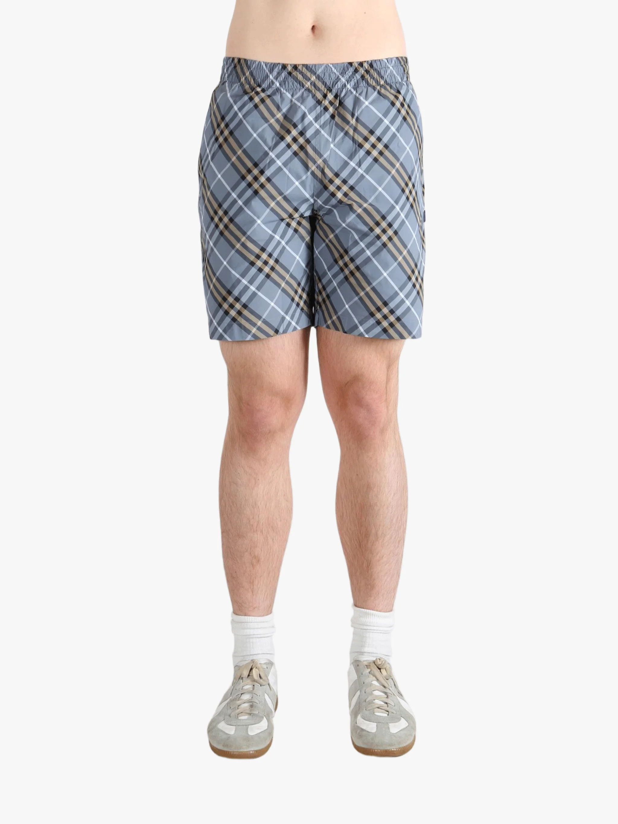 BURBERRY - Men Seb Check Shorts