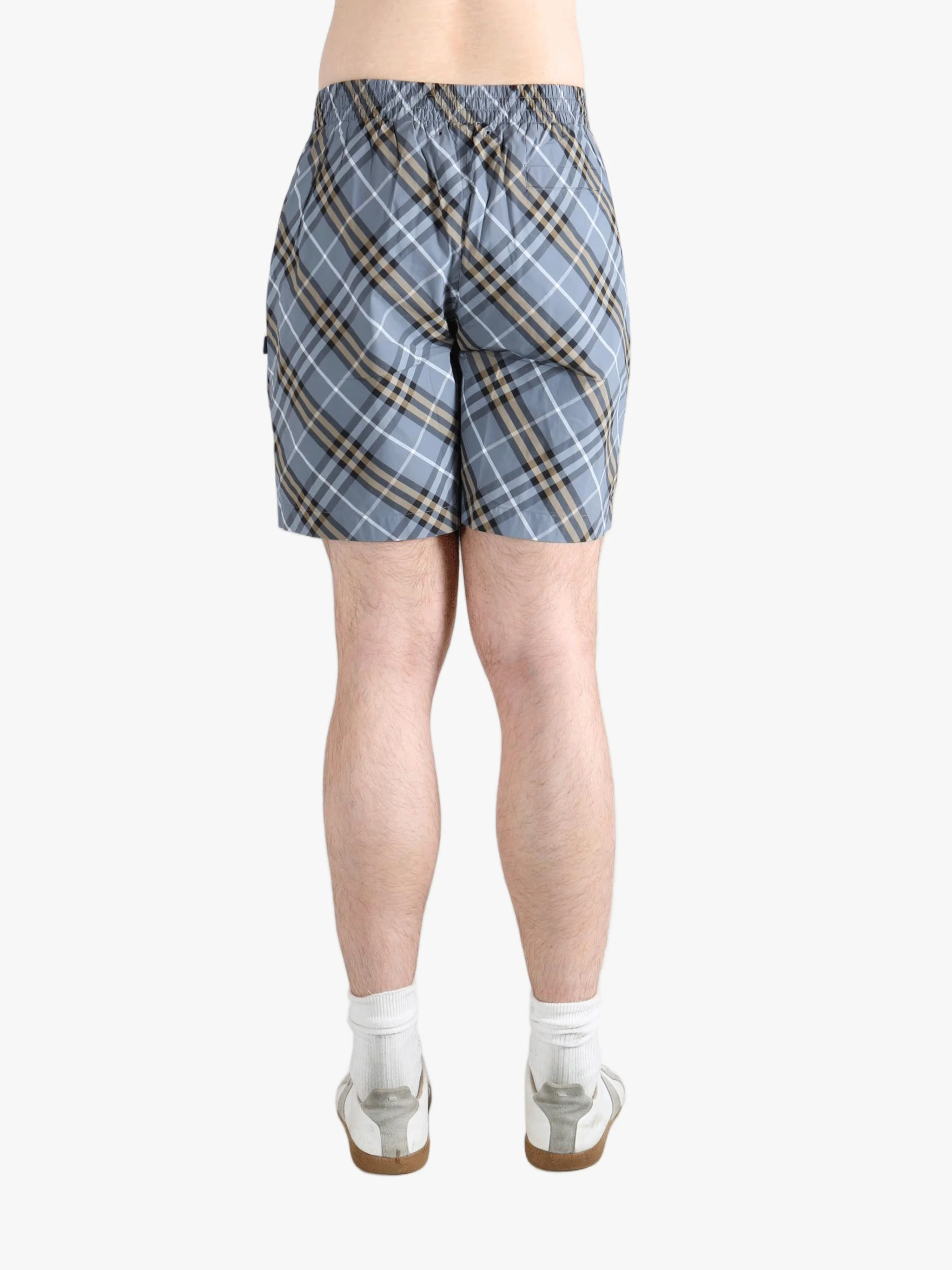 BURBERRY - Men Seb Check Shorts - Image 3