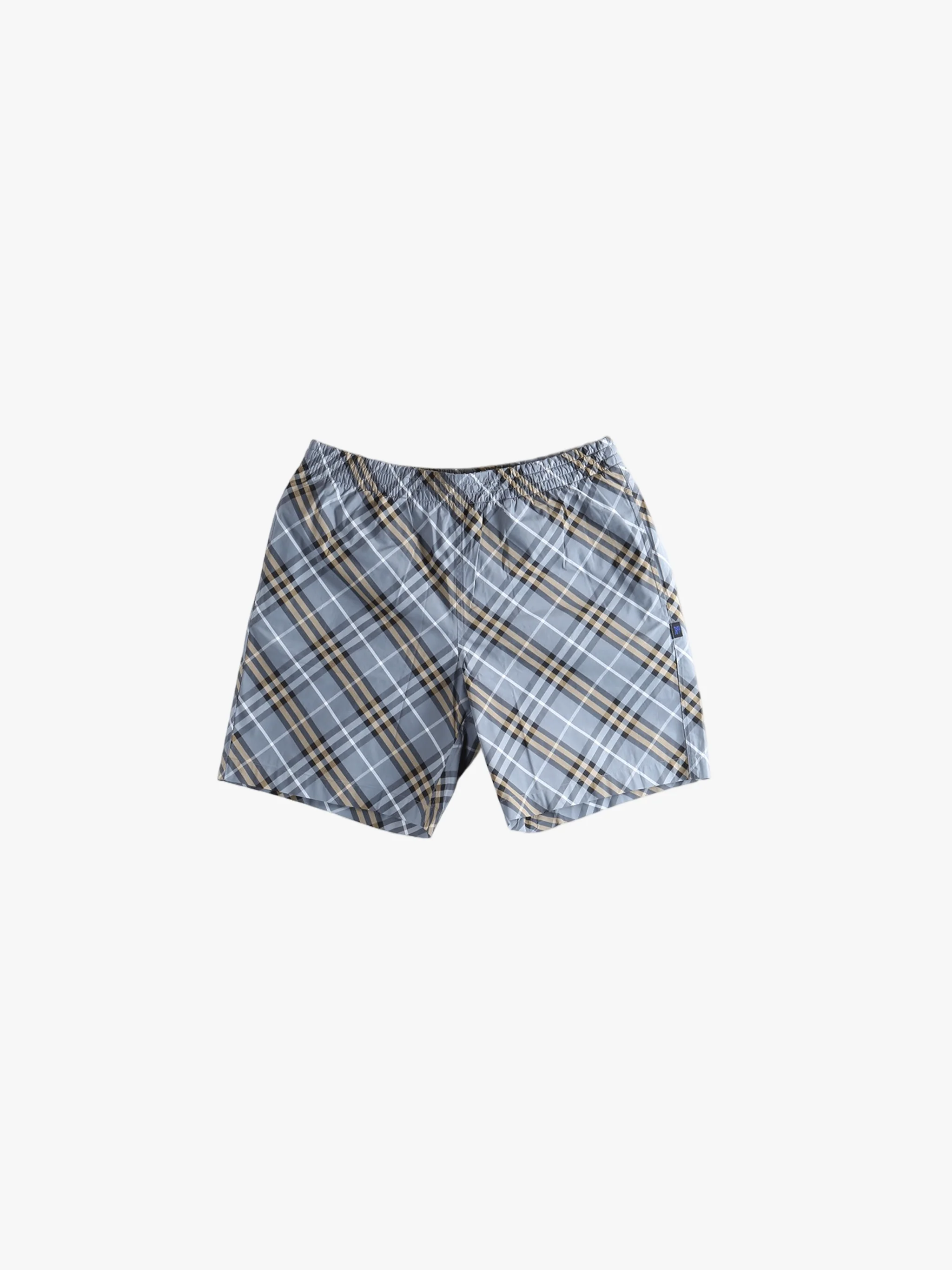 BURBERRY - Men Seb Check Shorts - Image 4