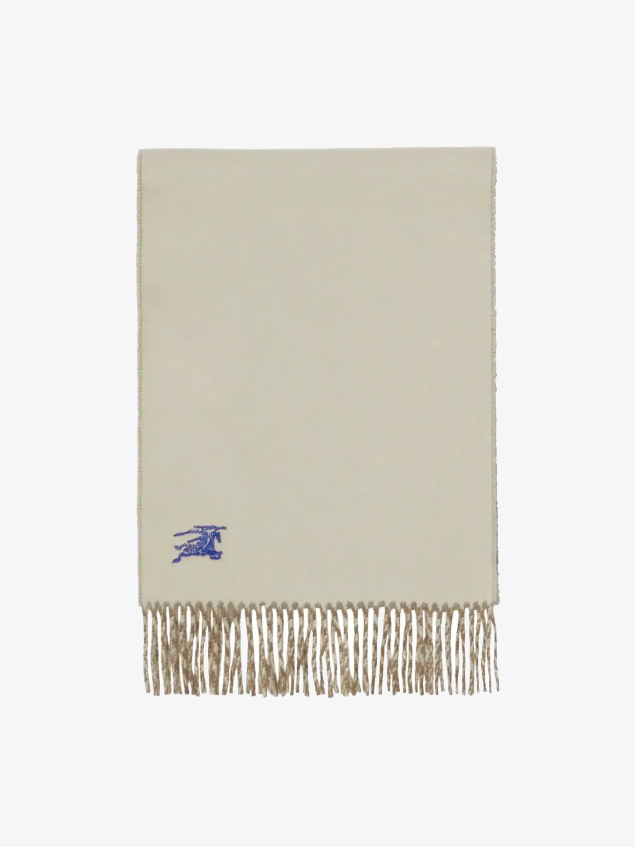 BURBERRY - Unisex Mu Embroidered Knight Solid Scarf - Image 3