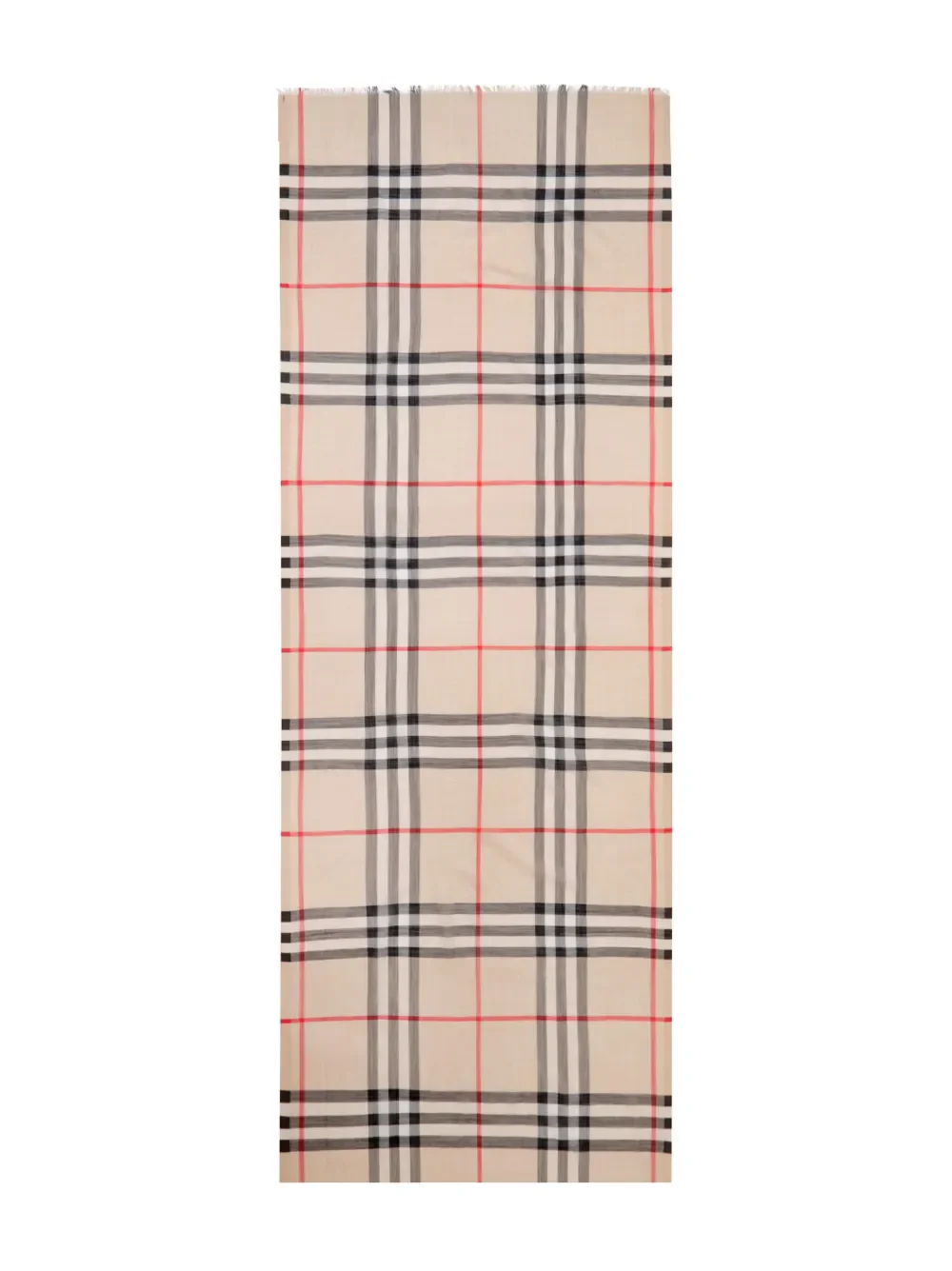 BURBERRY - Unisex Mu Gentleman Check Scarf
