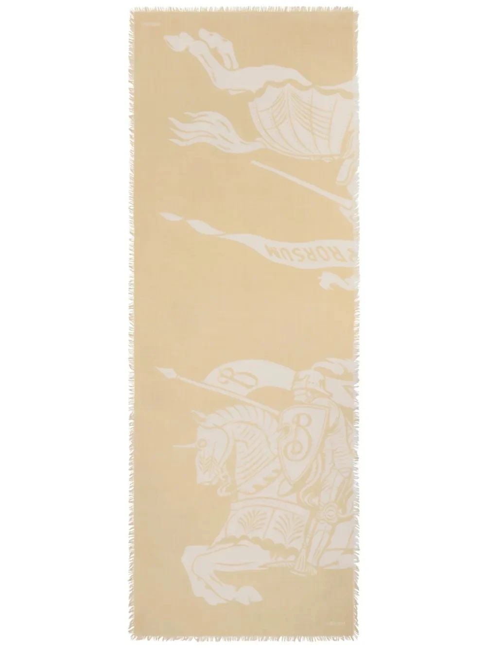 BURBERRY - Women Wide EKD Wool Scarf