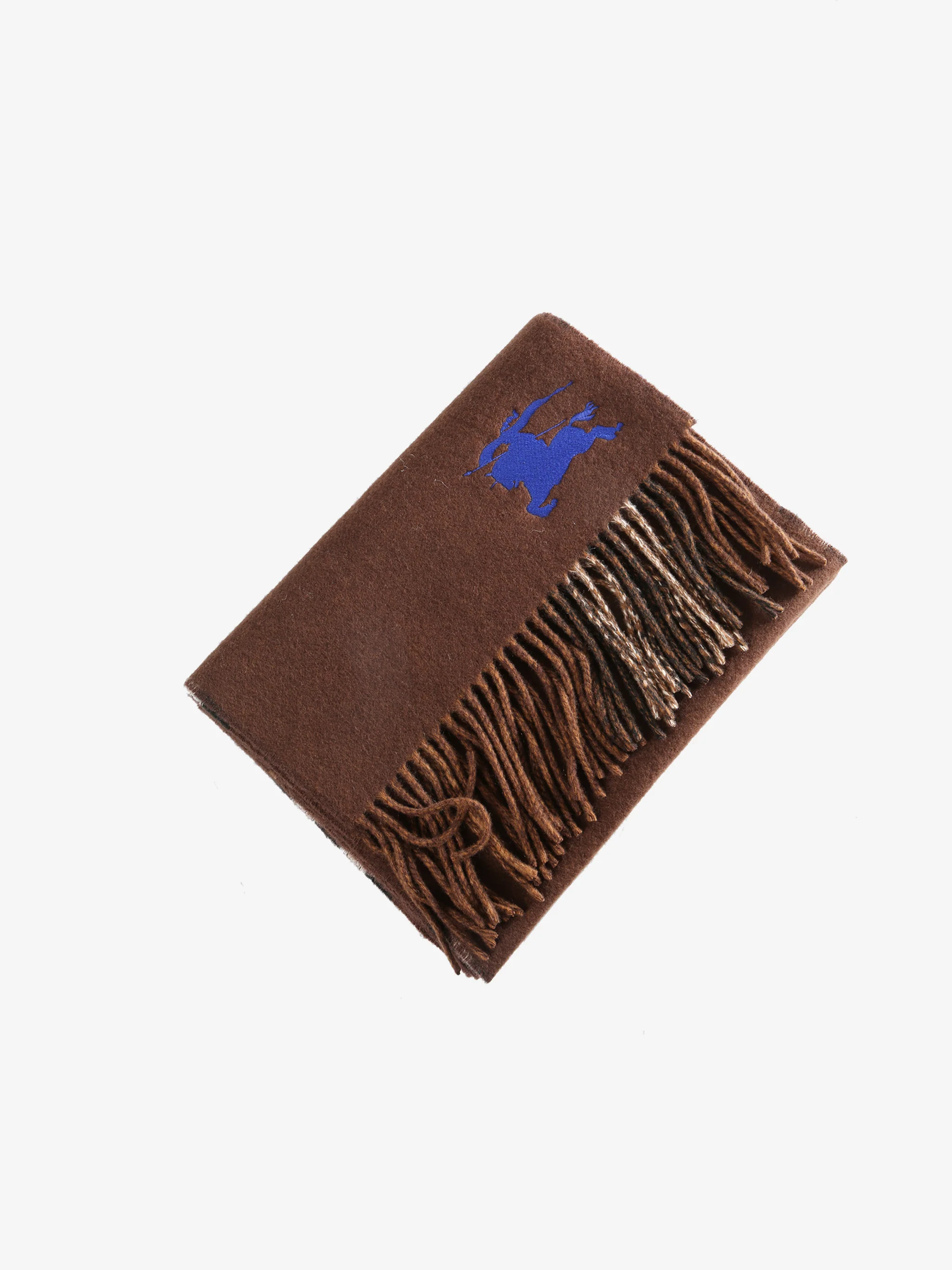 BURBERRY - Unisex Reversible EKD Check Cashmere Scarf - Image 2