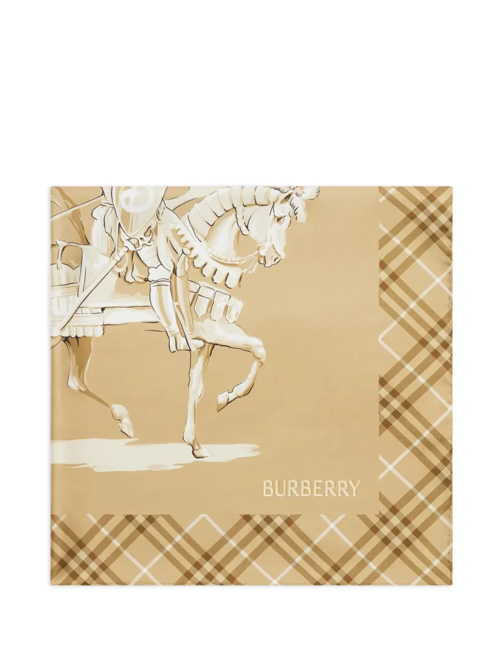 BURBERRY - Unisex SS Horseman Silk Scarf - Image 2