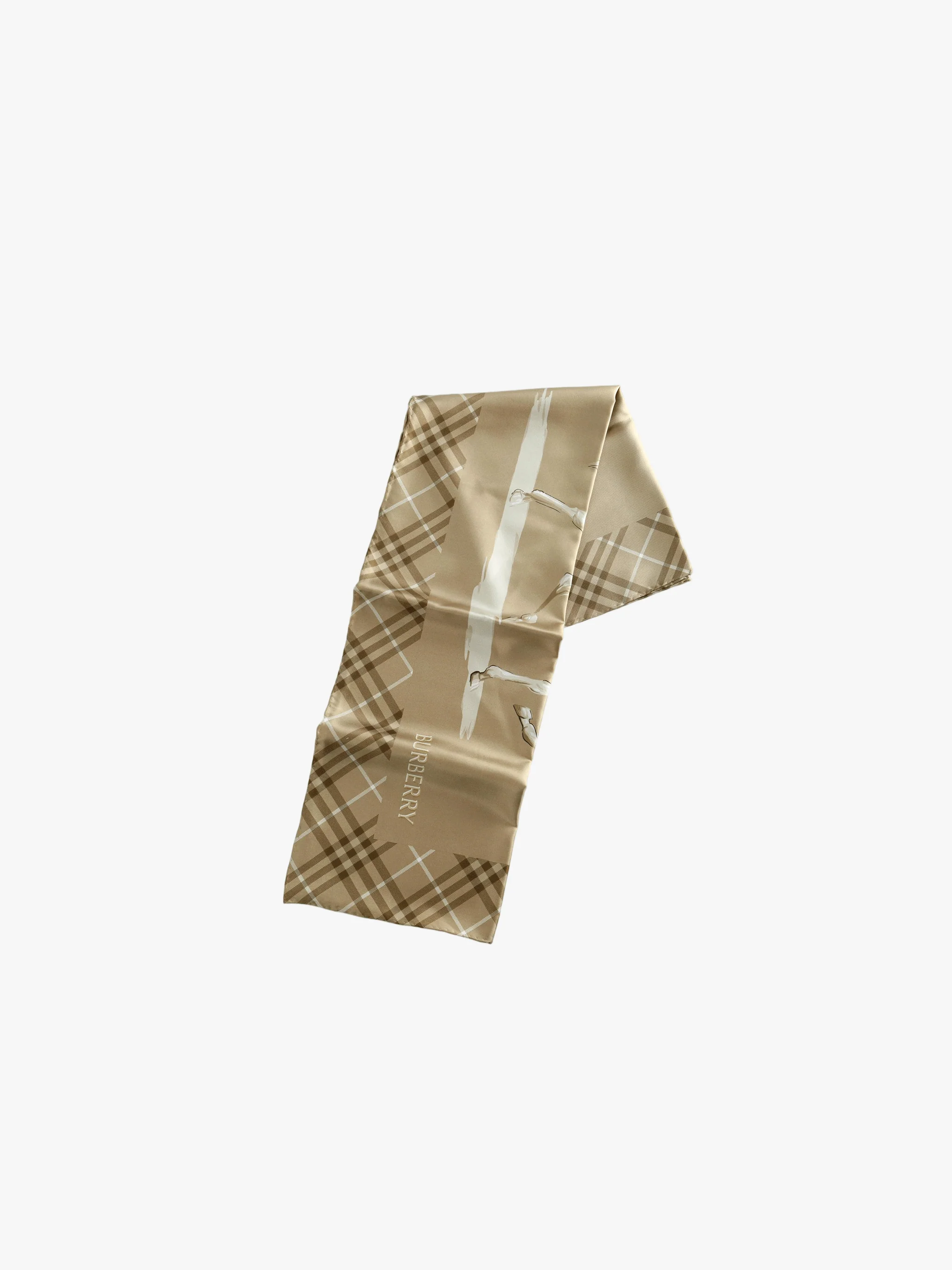 BURBERRY - Unisex SS Horseman Silk Scarf - Image 3