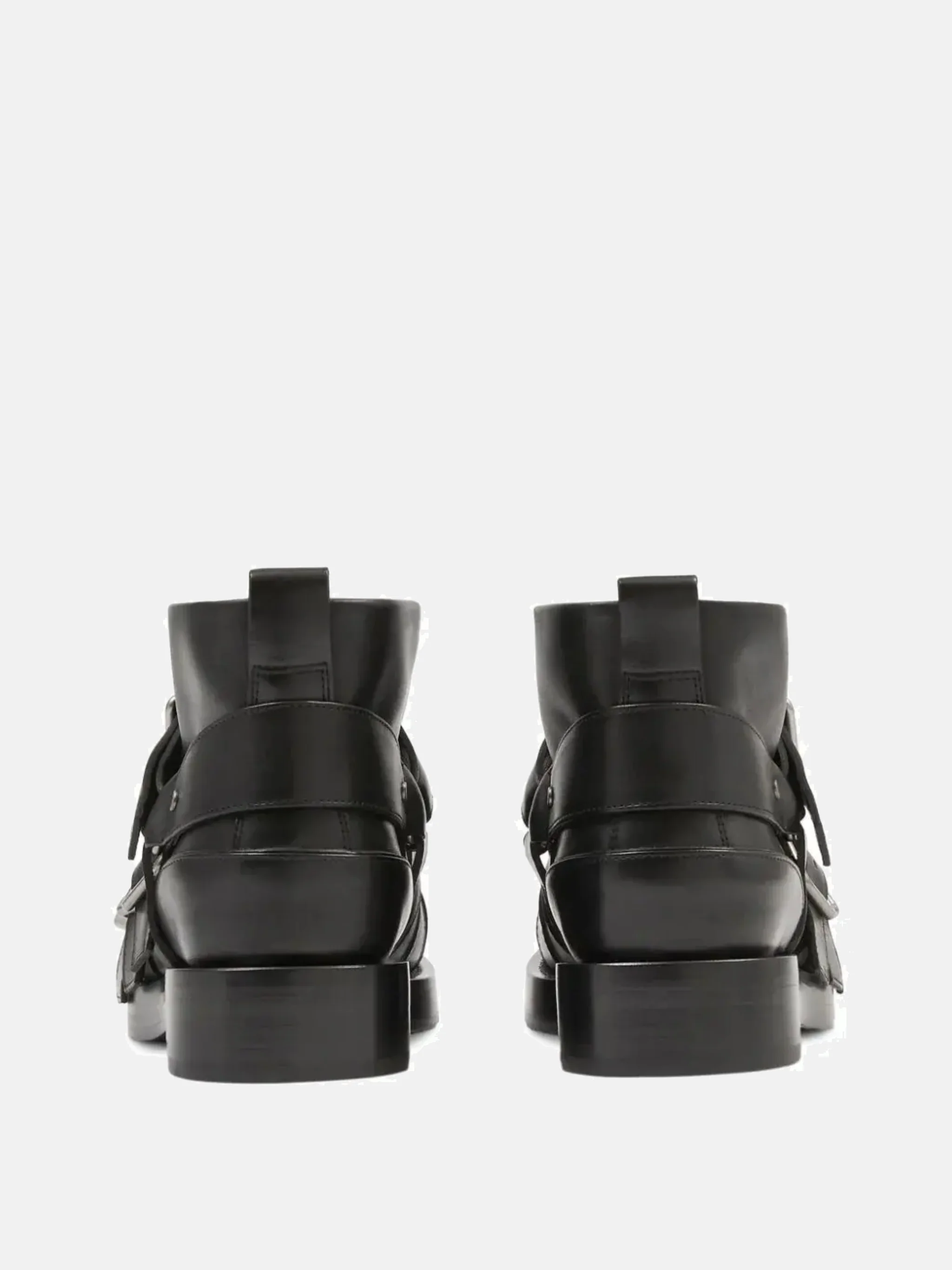 BURBERRY - Women Leather Strap Boots - Image 3