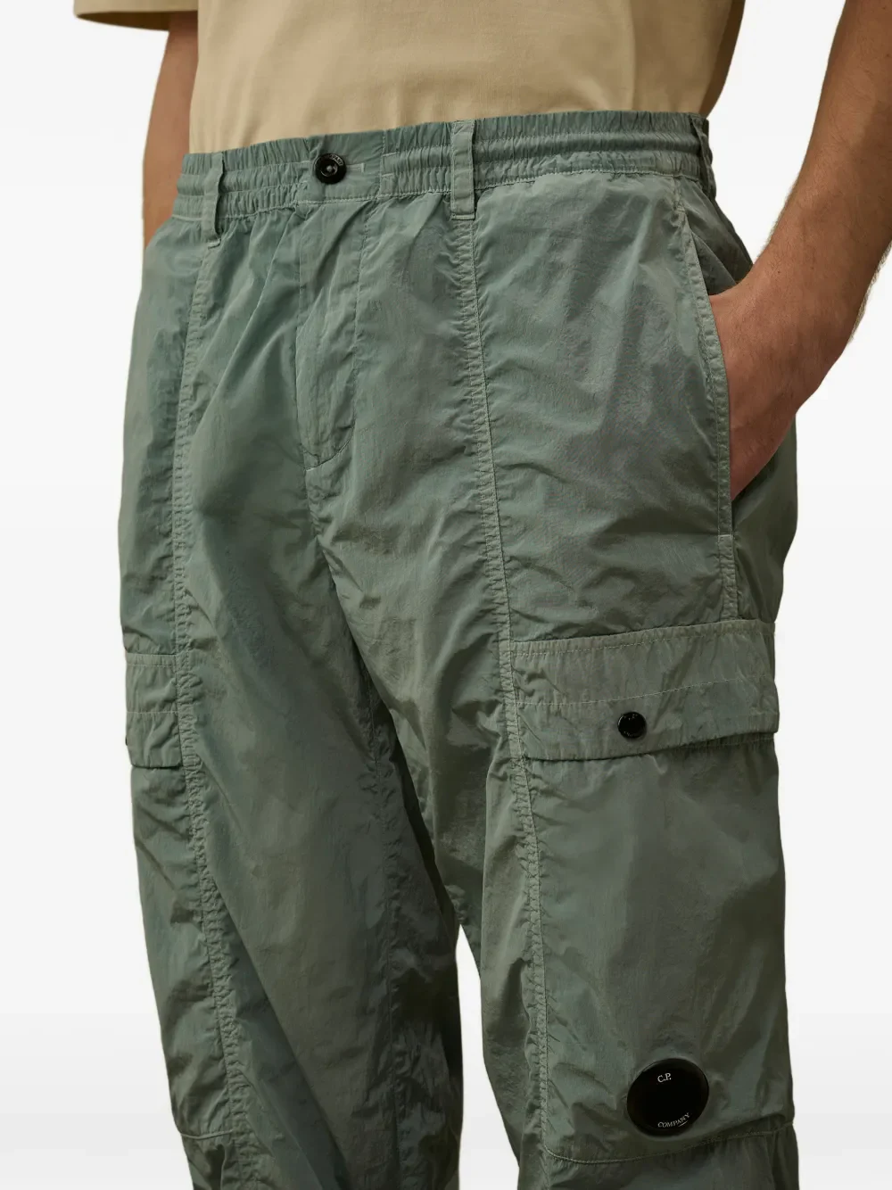 C.P. COMPANY - Men Chrome-R Regular Cargo Lens Pants - Image 4