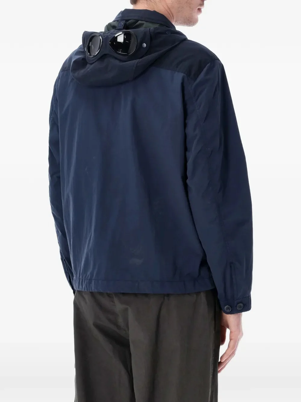 C.P. COMPANY - Men Flatt Nylon Mixed Goggle Overshirt - Image 2