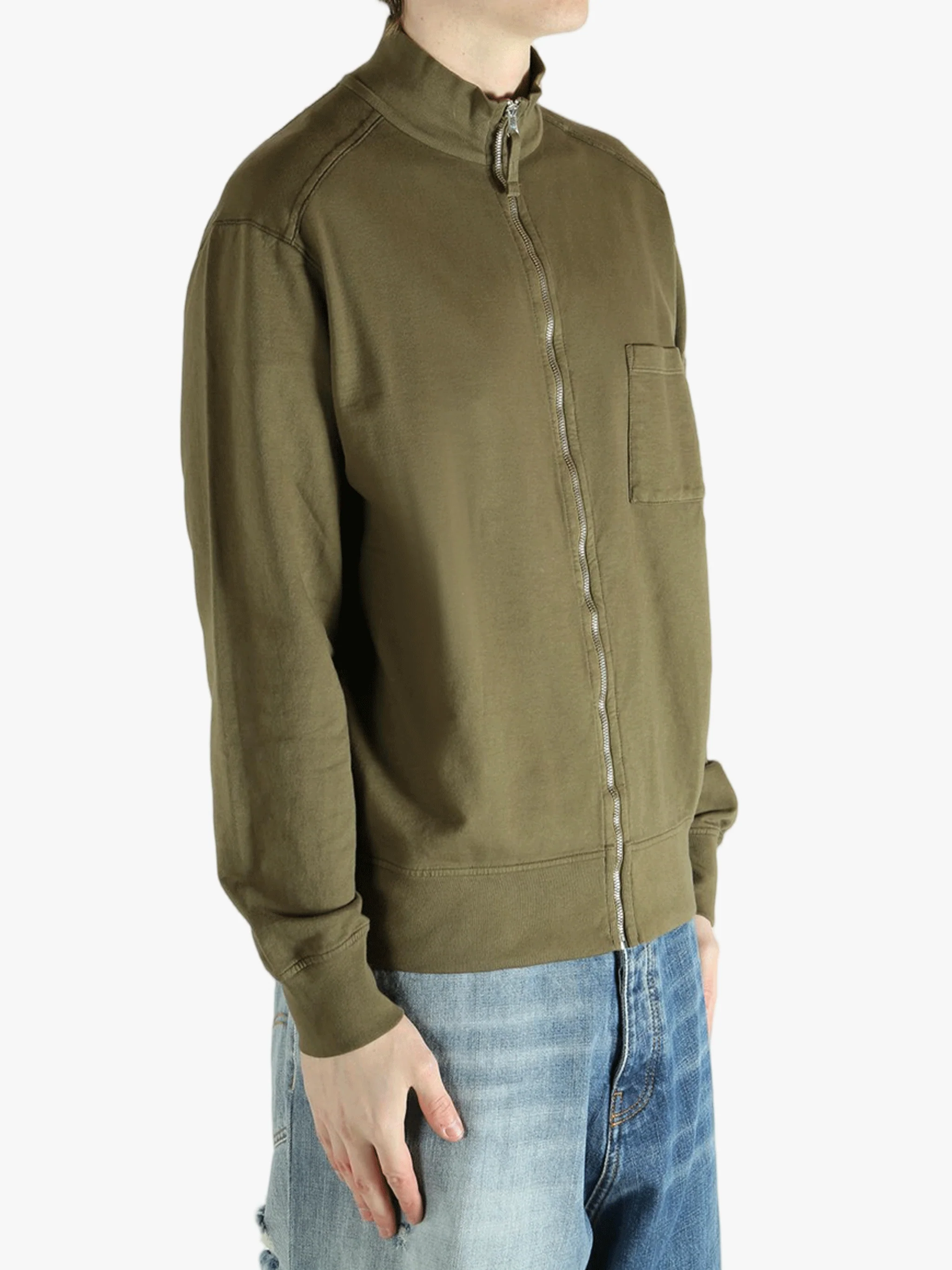 C.P. COMPANY - Men Light Fleece Zip Lens Sweatshirt - Image 2