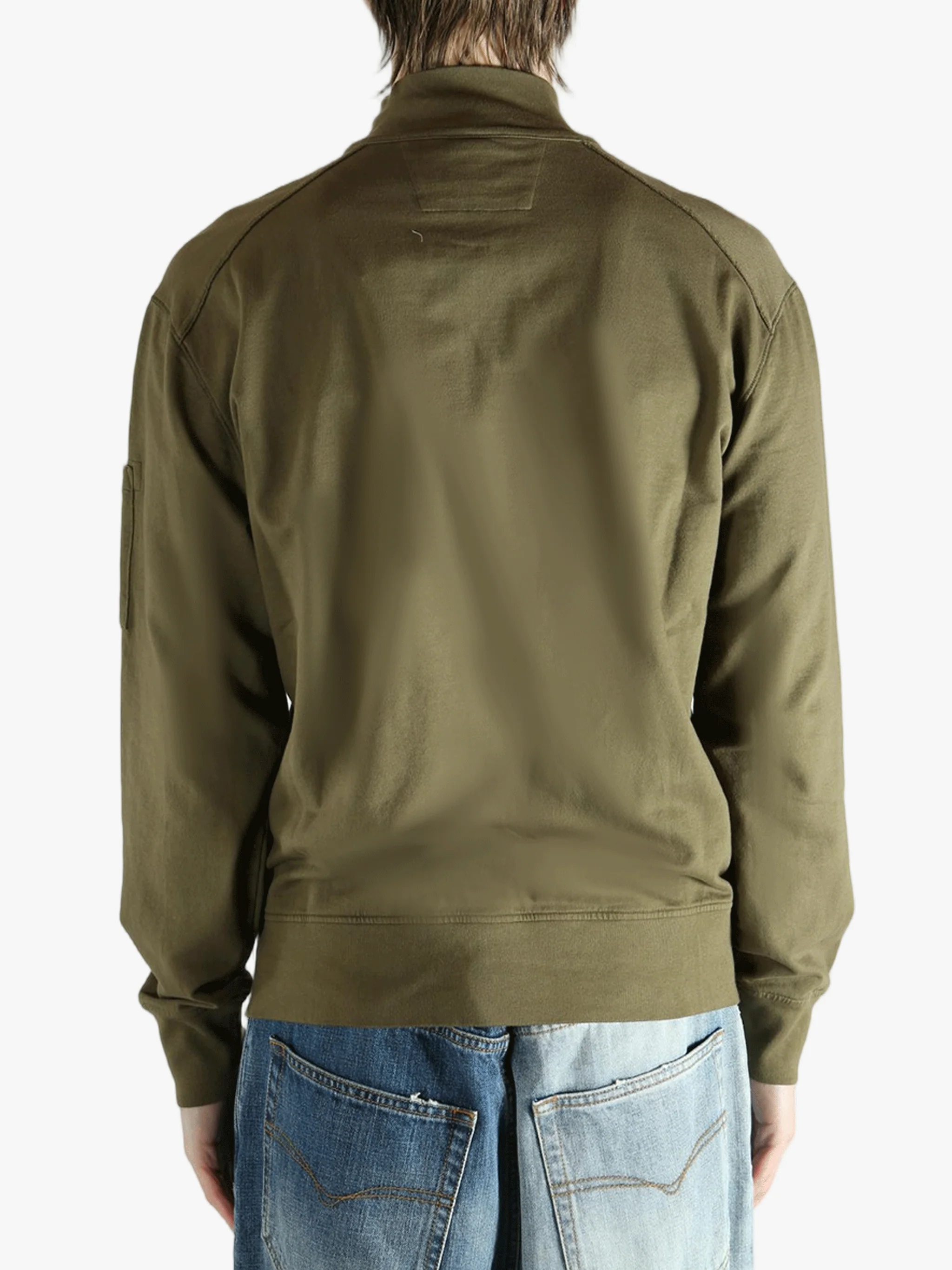 C.P. COMPANY - Men Light Fleece Zip Lens Sweatshirt - Image 3