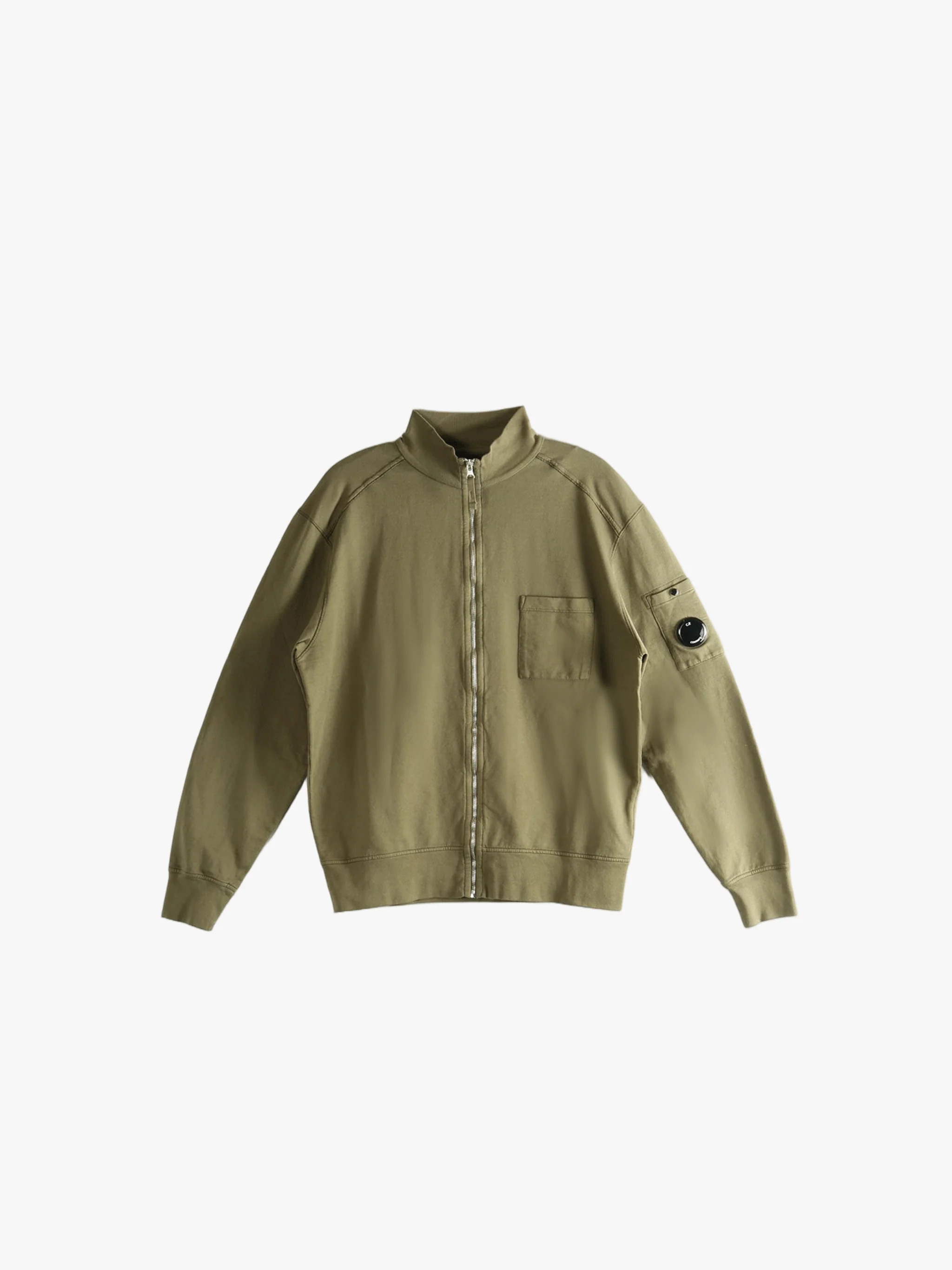 C.P. COMPANY - Men Light Fleece Zip Lens Sweatshirt - Image 4