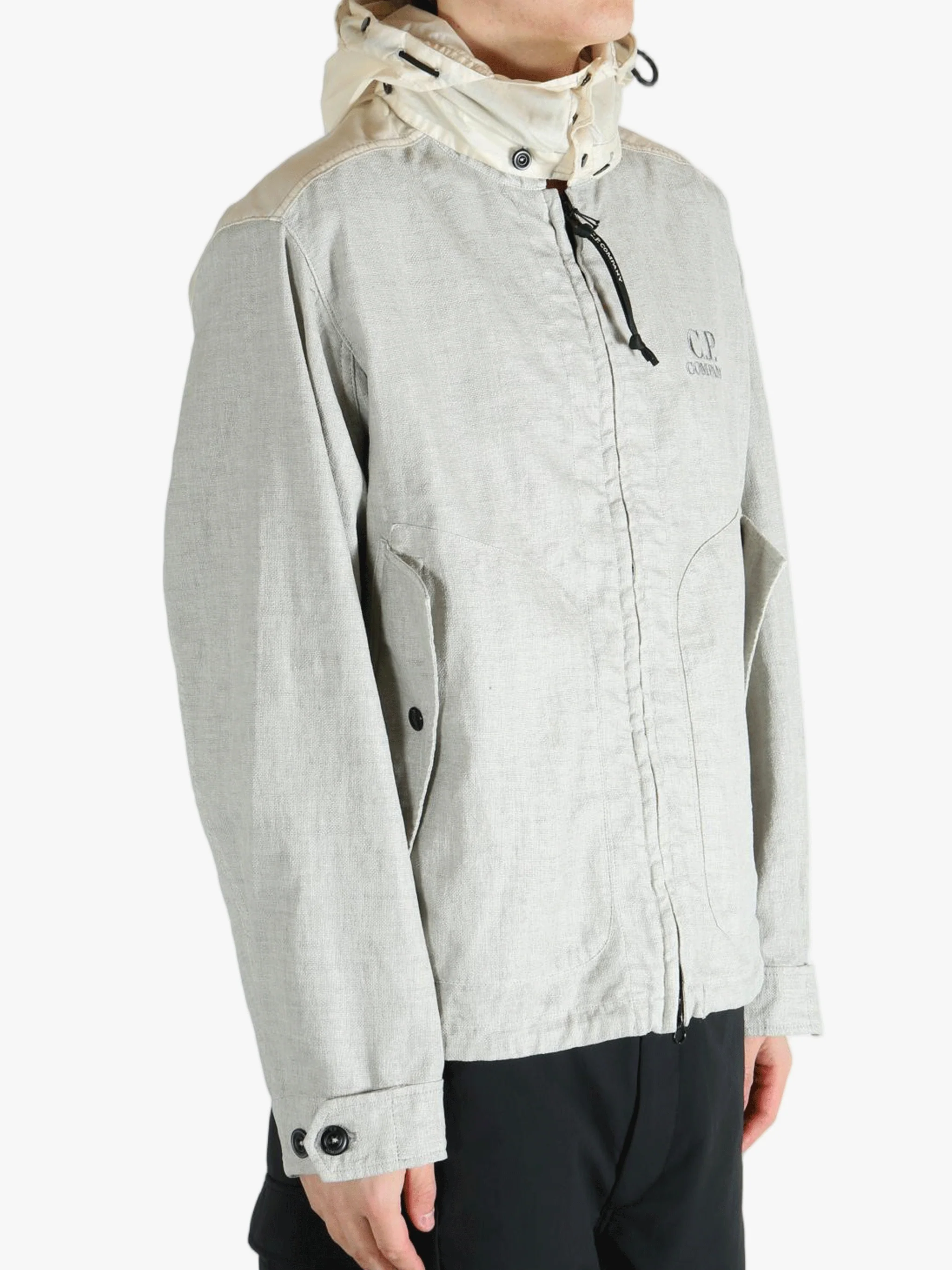C.P. COMPANY - Men Outerwear Medium Jacket In Rafia-R - Image 2