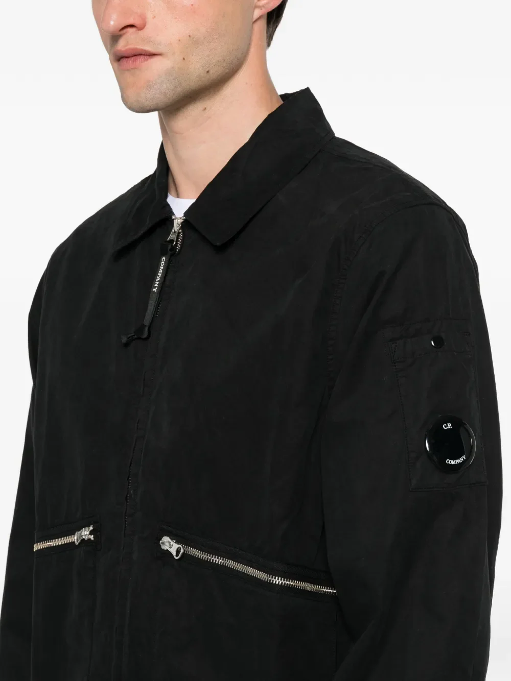 C.P. COMPANY - Men Overshirt Overshirt In Micro-Reps - Image 4