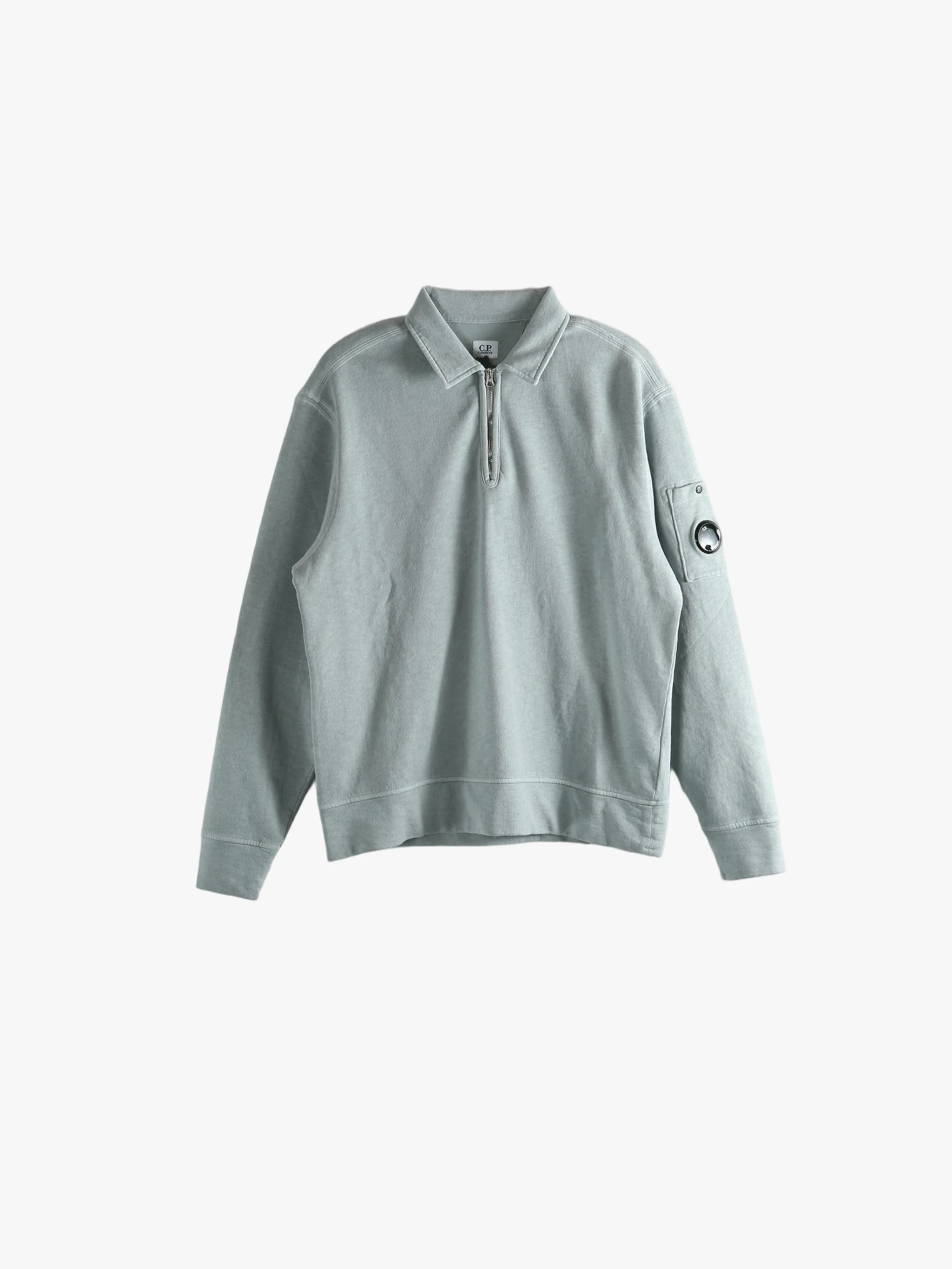 C.P. COMPANY - Men Sweatshirts Polo Collar In Malfile' Fleece - Image 5