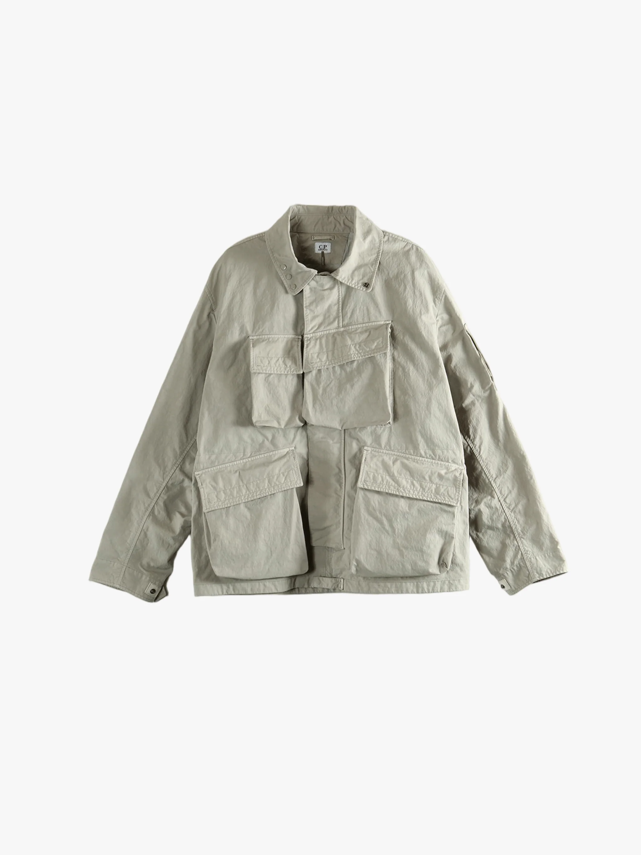 C.P. COMPANY - Men Twill Zip Lens Jacket - Image 4