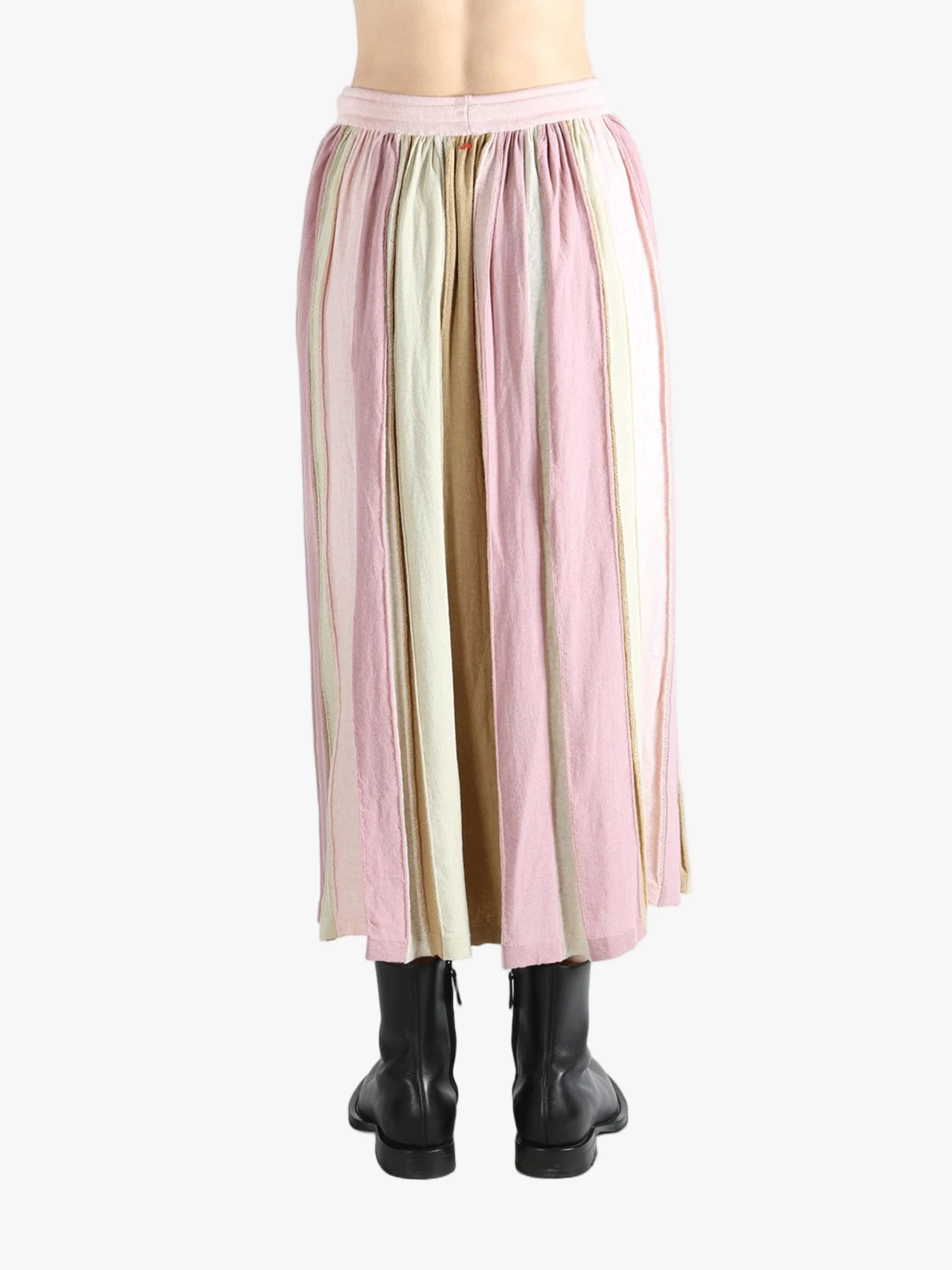 CASEY CASEY - Women Stripe Patchwork Skirt - Image 2