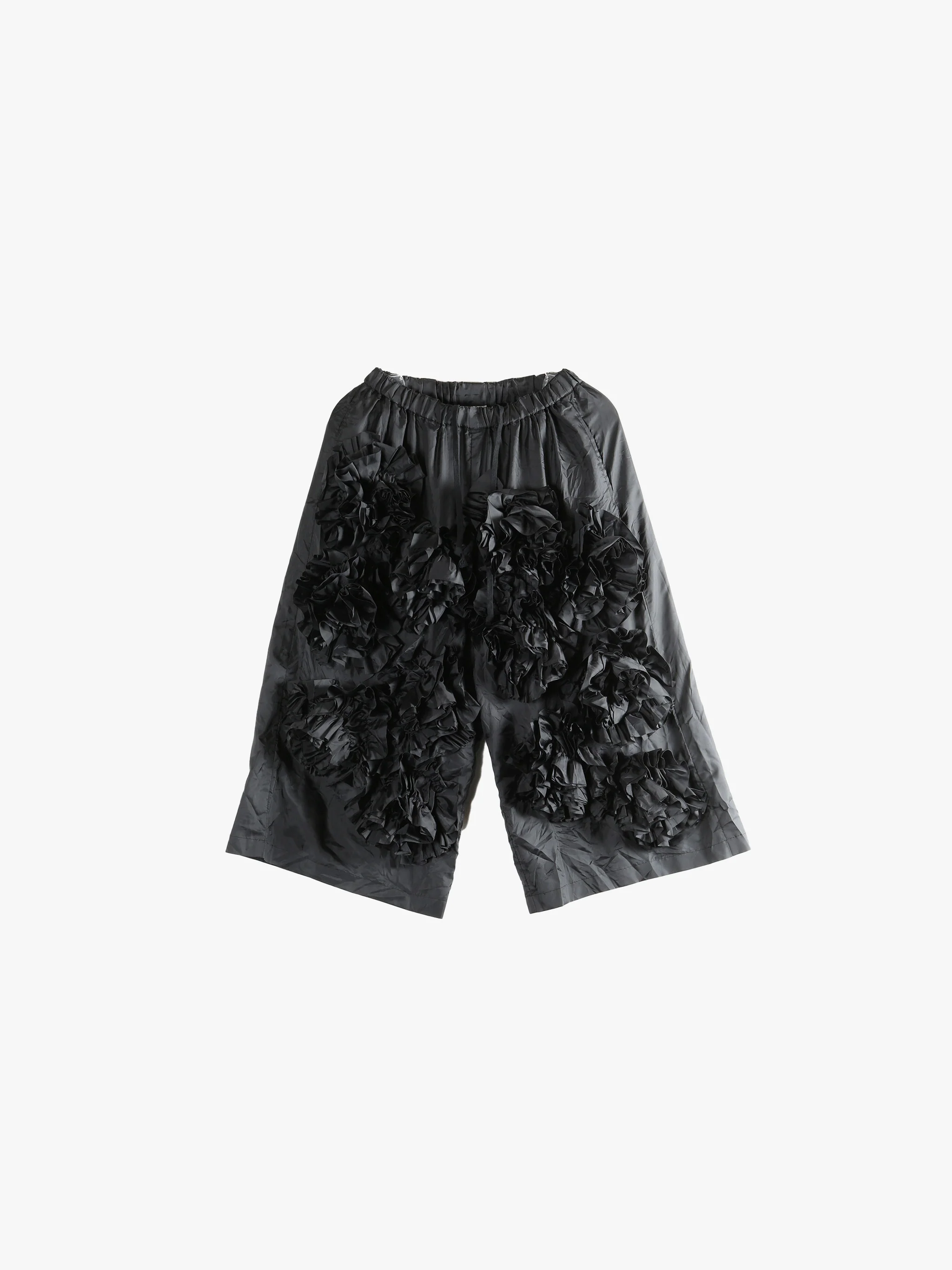 COMME DES GARCONS COMME DES GARCONS - Women Draped Flower-detail Pants - Image 4
