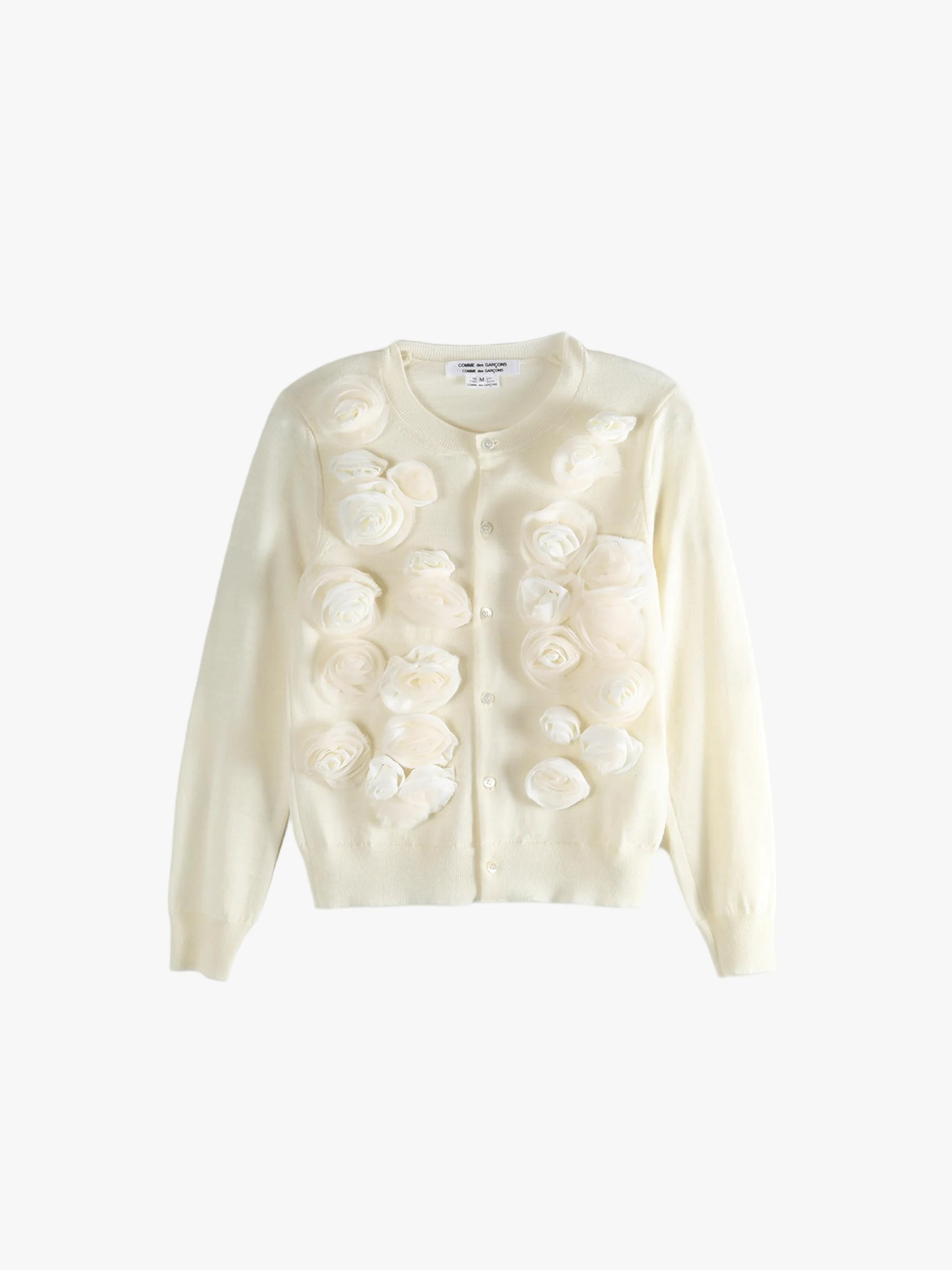 COMME DES GARCONS COMME DES GARCONS - Women Rose-detail Cardigan - Image 5