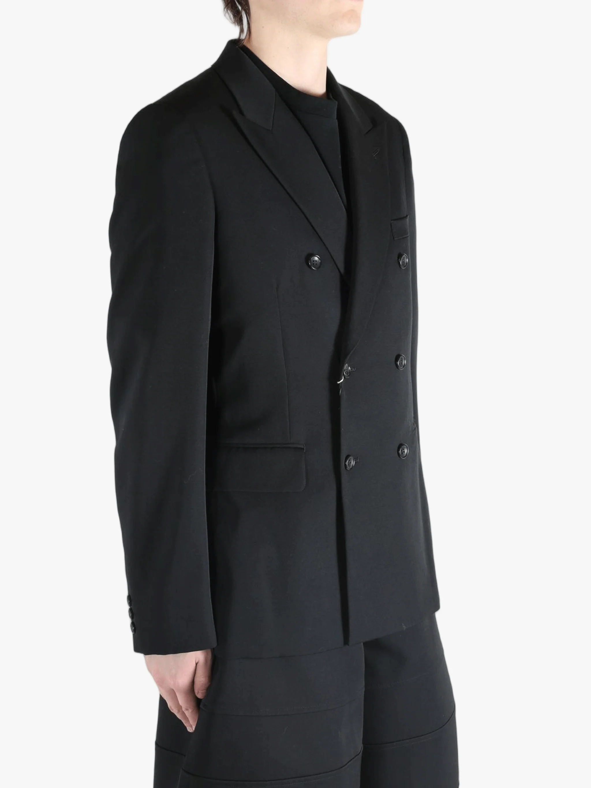 COMME DES GARCONS HOMME PLUS - Men Lapel Long-Sleeved Suit Jacket - Image 2