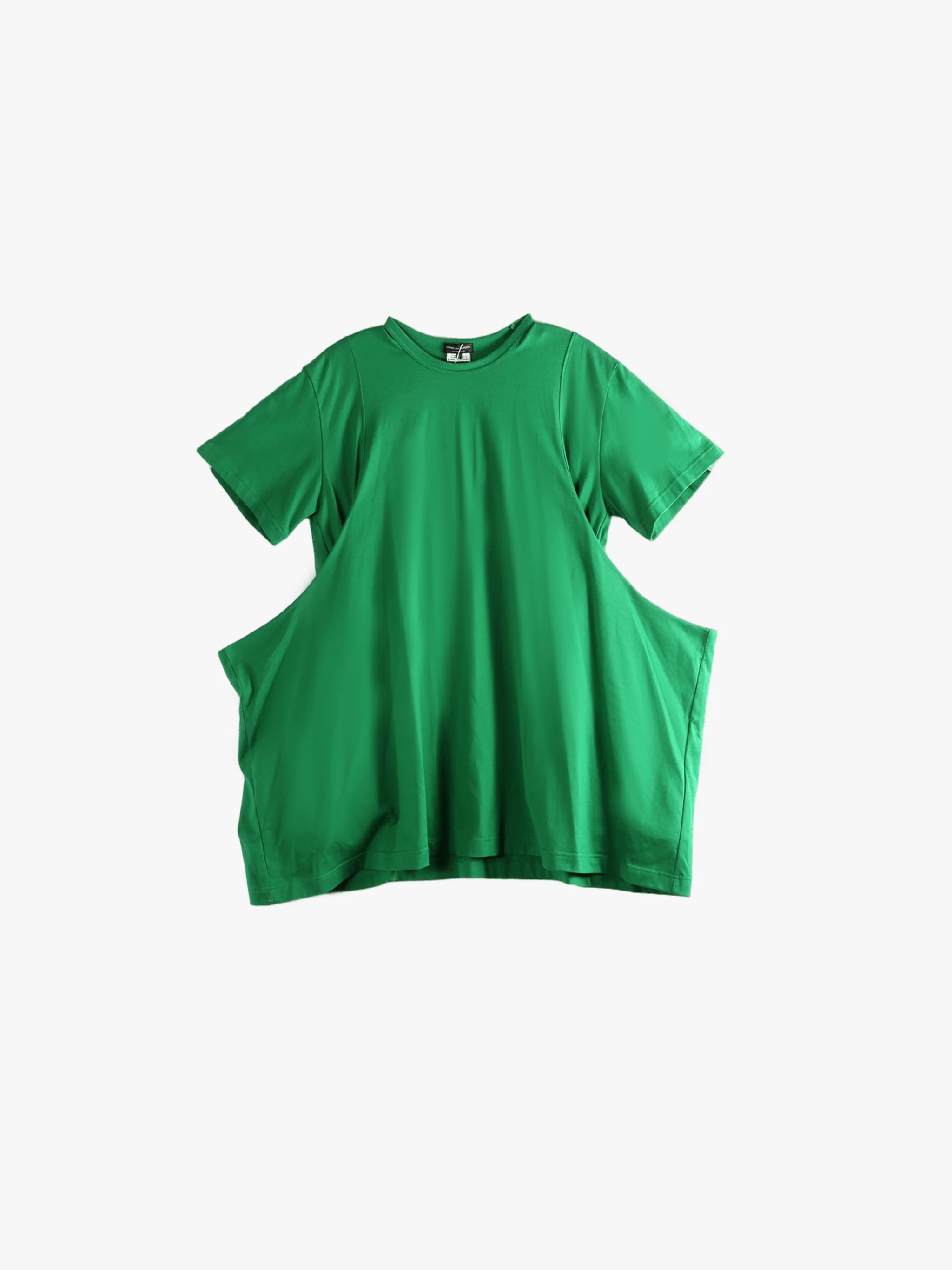 COMME DES GARCONS HOMME PLUS - Men Short Sleeved Green Crew Neck T-Shirt - Image 4