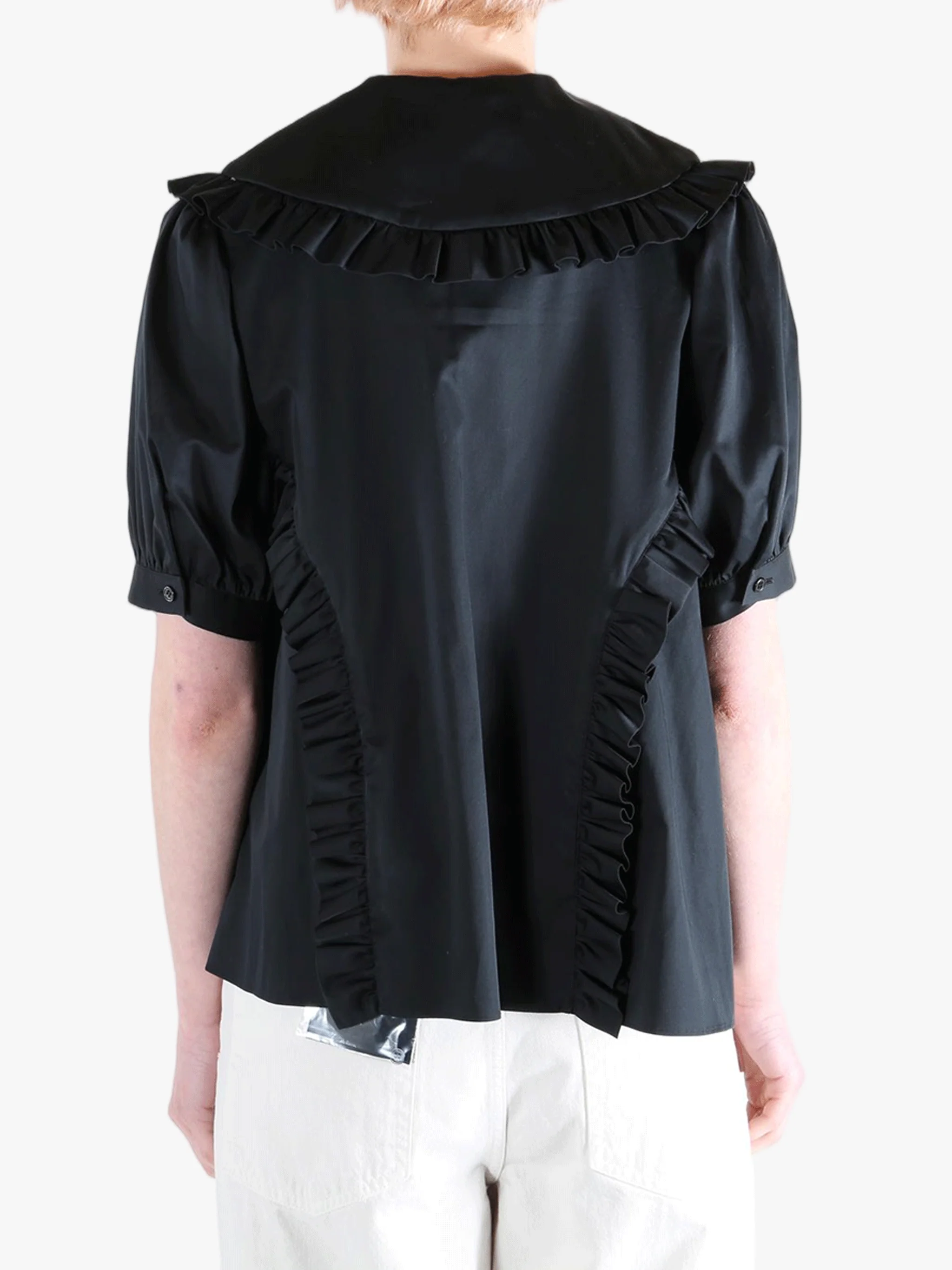 COMME DES GARCONS NOIR - Women Frill Collar Blouse - Image 3