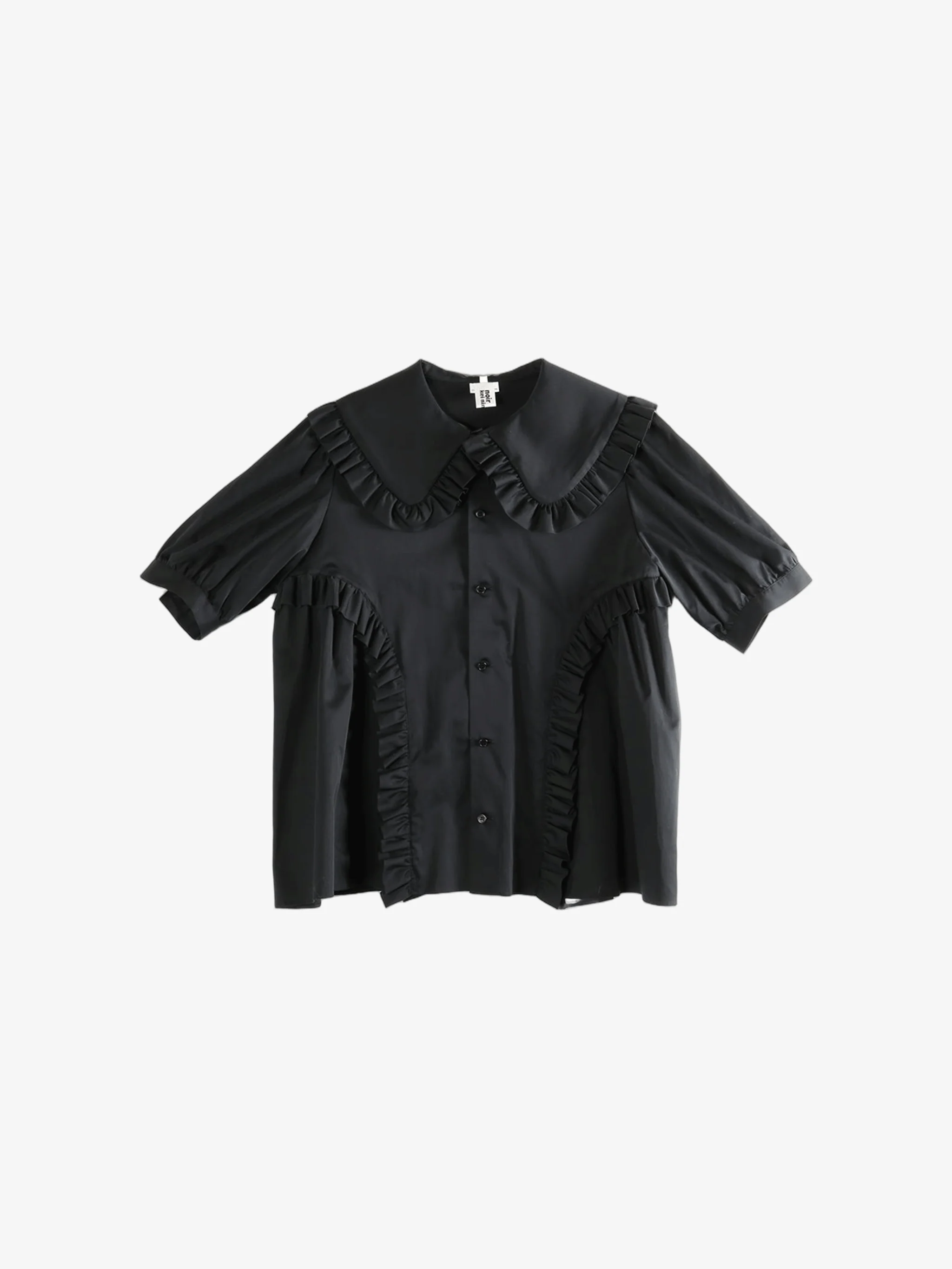COMME DES GARCONS NOIR - Women Frill Collar Blouse - Image 4