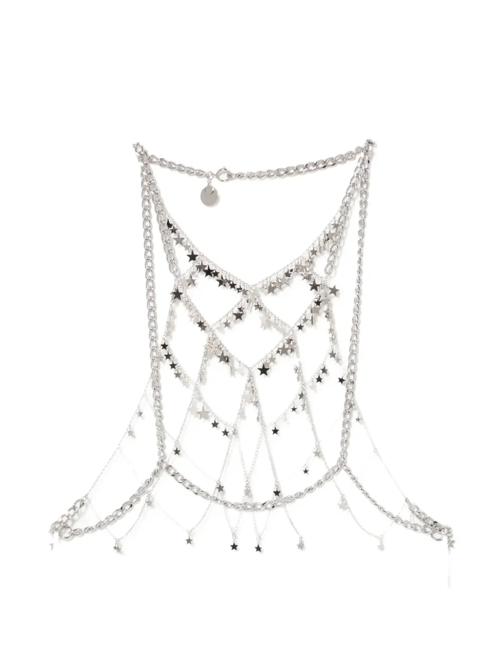 COMME DES GARCONS NOIR - Women Star Cluster Layered Chain Vest - Image 5