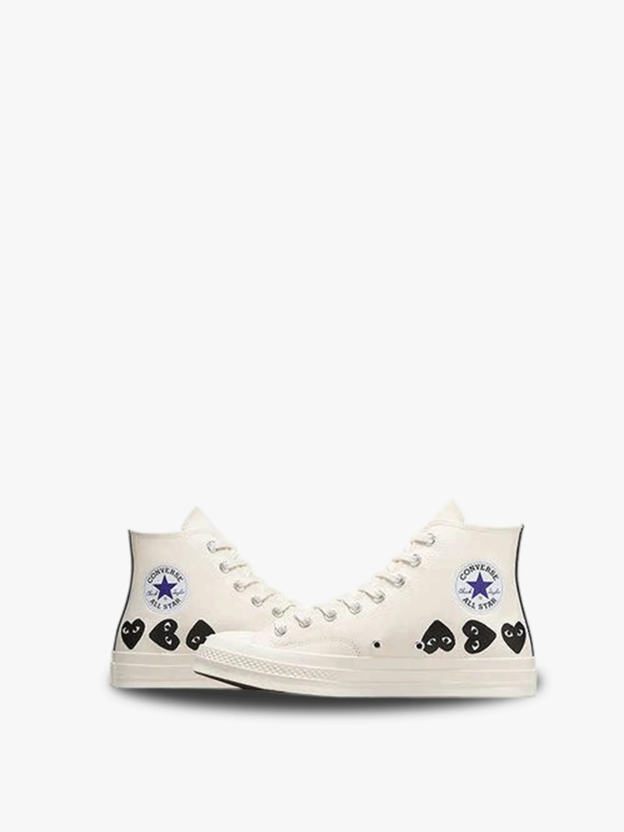 COMME DES GARCONS PLAY X CONVERSE - Chuck 70 Multi Heart High Top - Image 4