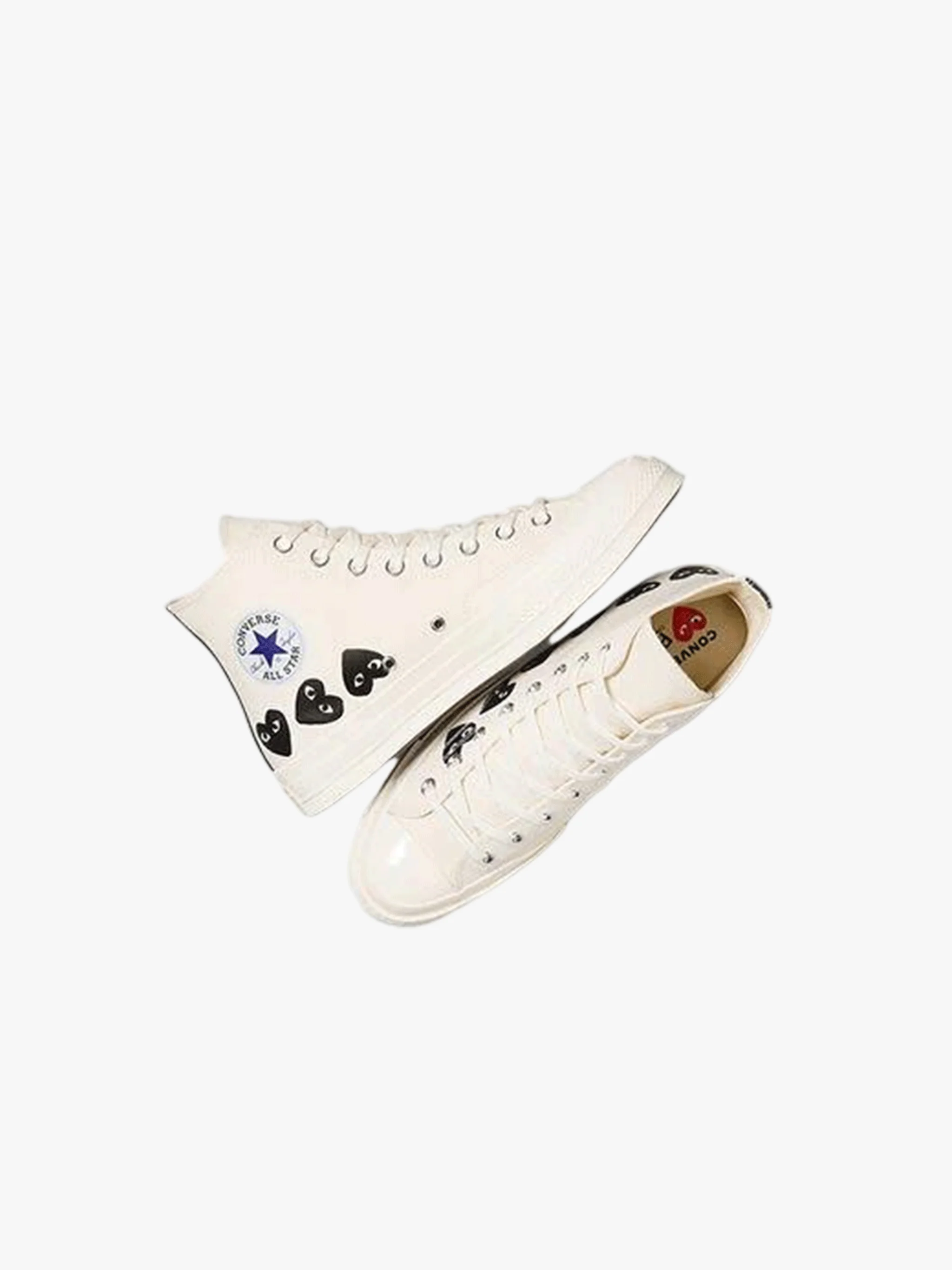 COMME DES GARCONS PLAY X CONVERSE - Chuck 70 Multi Heart High Top - Image 7