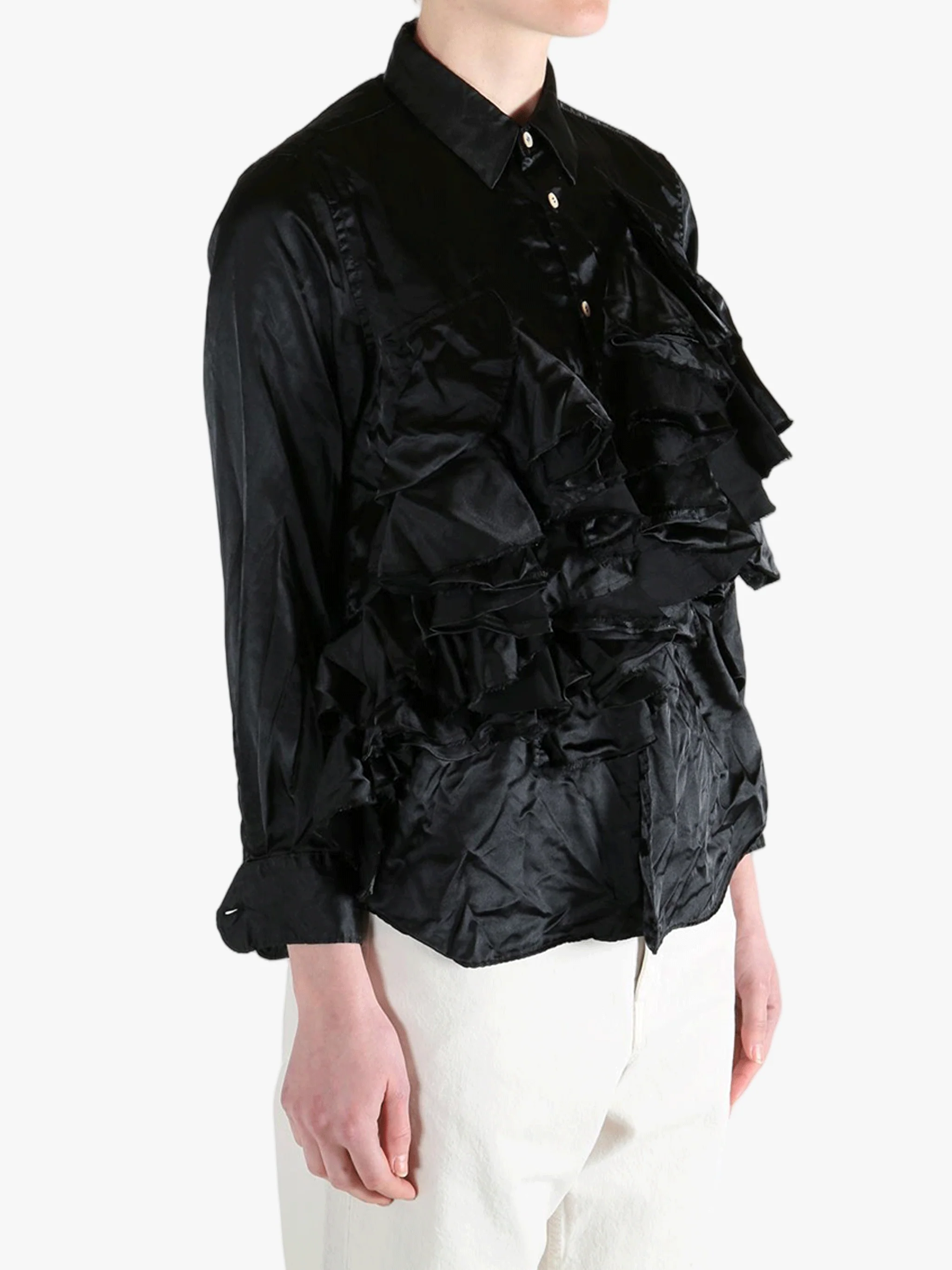 COMME DES GARCONS - Women Layered Ruffled Blouse - Image 2