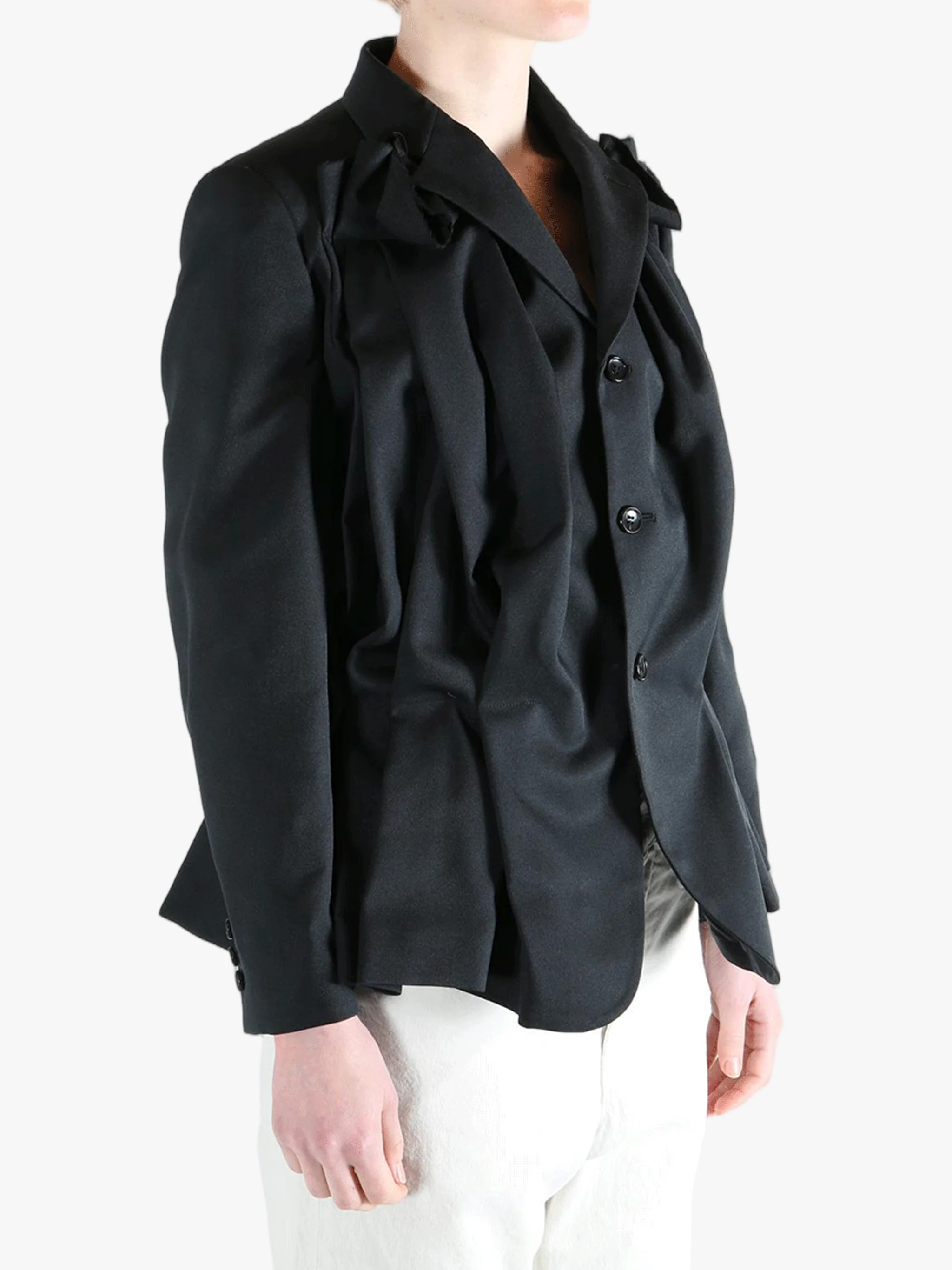 COMME DES GARCONS - Women Relaxed Hem Jacket - Image 2