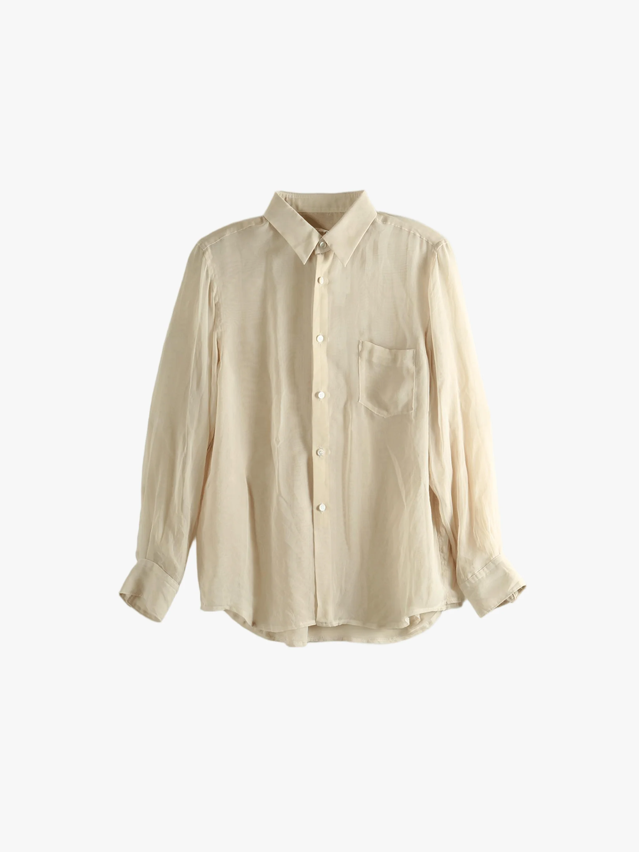 COMME DES GARCONS - Women Sheer Oversized Fit Shirt - Image 4